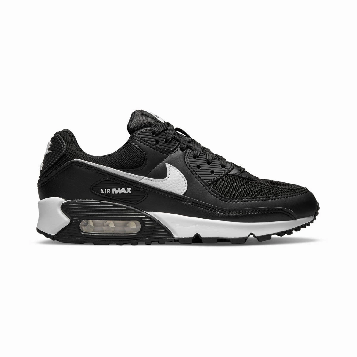 Nike Air Max 90 'Black White' Women's Shoes proprioceptive shoes Rolling Motion Guidance