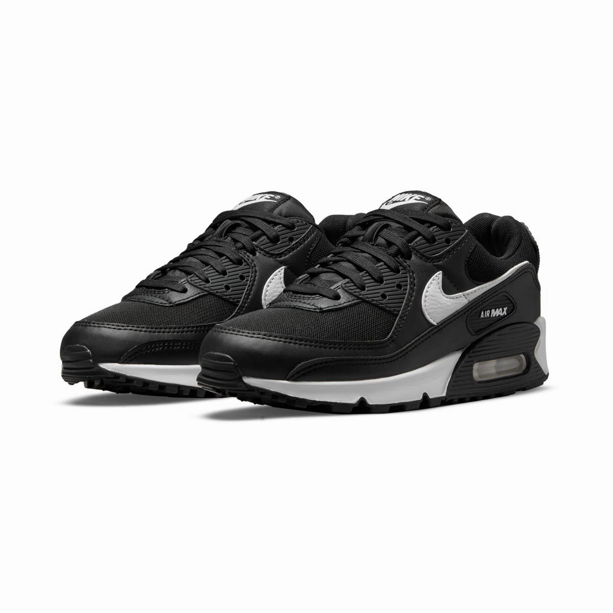 EVA - midsole - comfort - cushion shoes Nike Air Max 90 'Black White' Women's Shoes