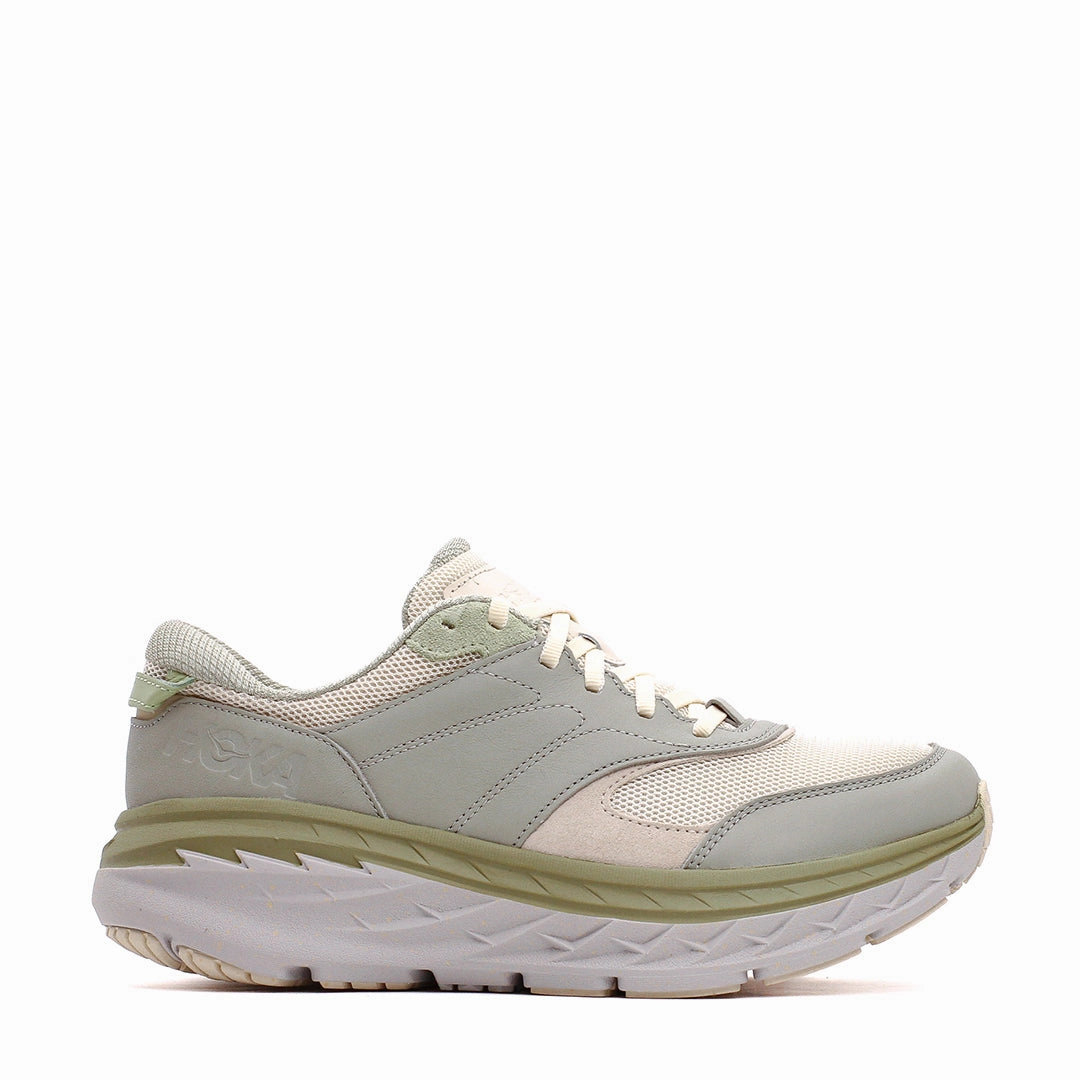 Hoka One One Men Bondi L Barley Oat Milk 1110538-BYT Tongue Loop