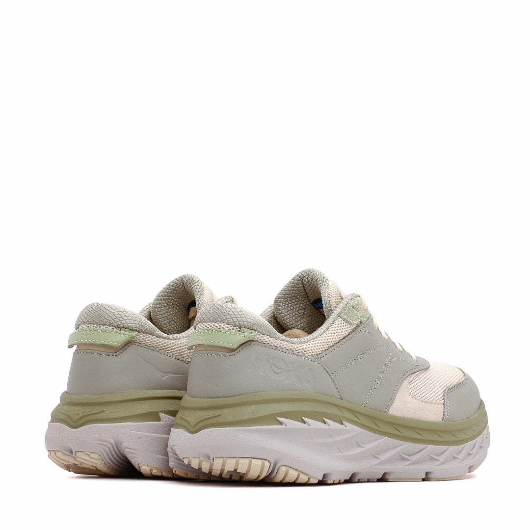 Hoka One One Men Bondi L Barley Oat Milk 1110538-BYT spandex running wear Thermoregulating