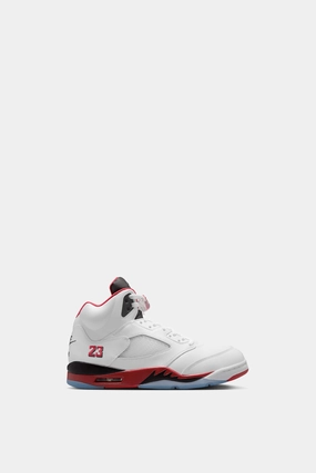 Planet Step Air Jordan 5 Retro "Fire Red Black Tongue"