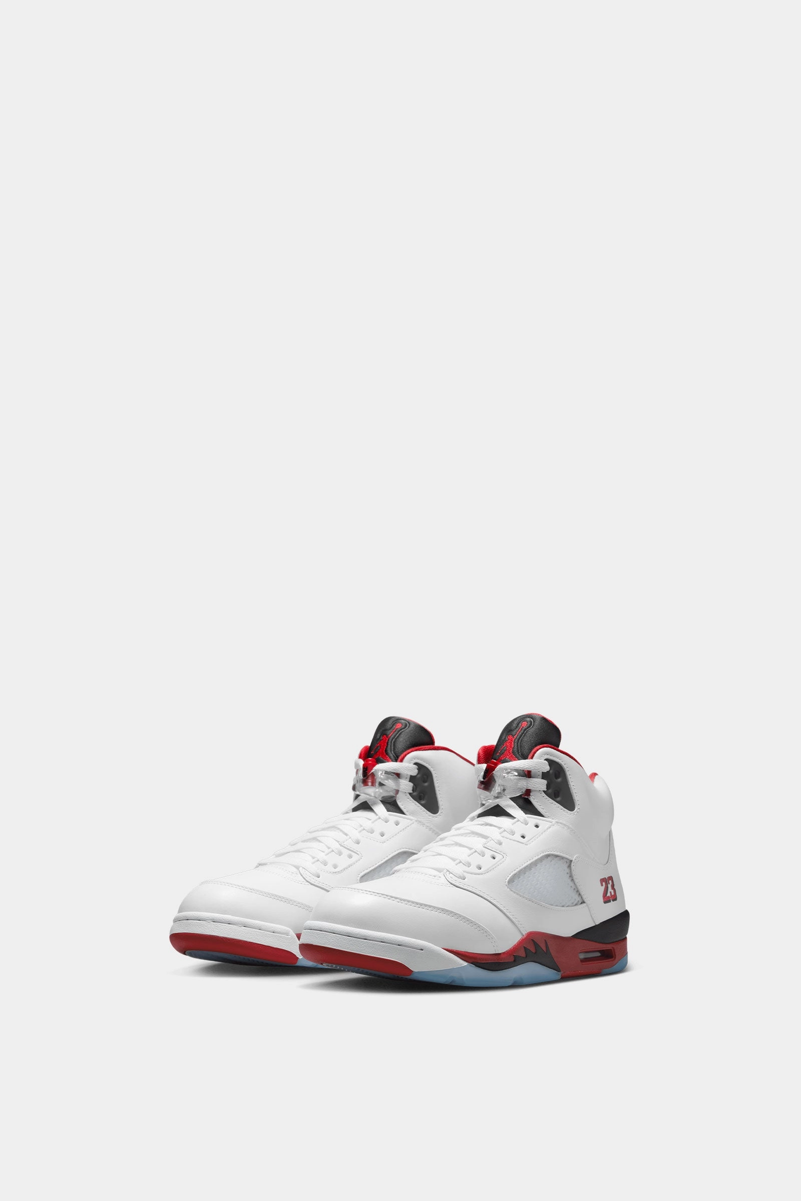 Air Jordan 5 Retro "Fire Red Black Tongue" athletic style Active Feet