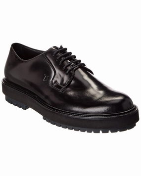 TODs Leather Derby Polished Look Career Oriented
