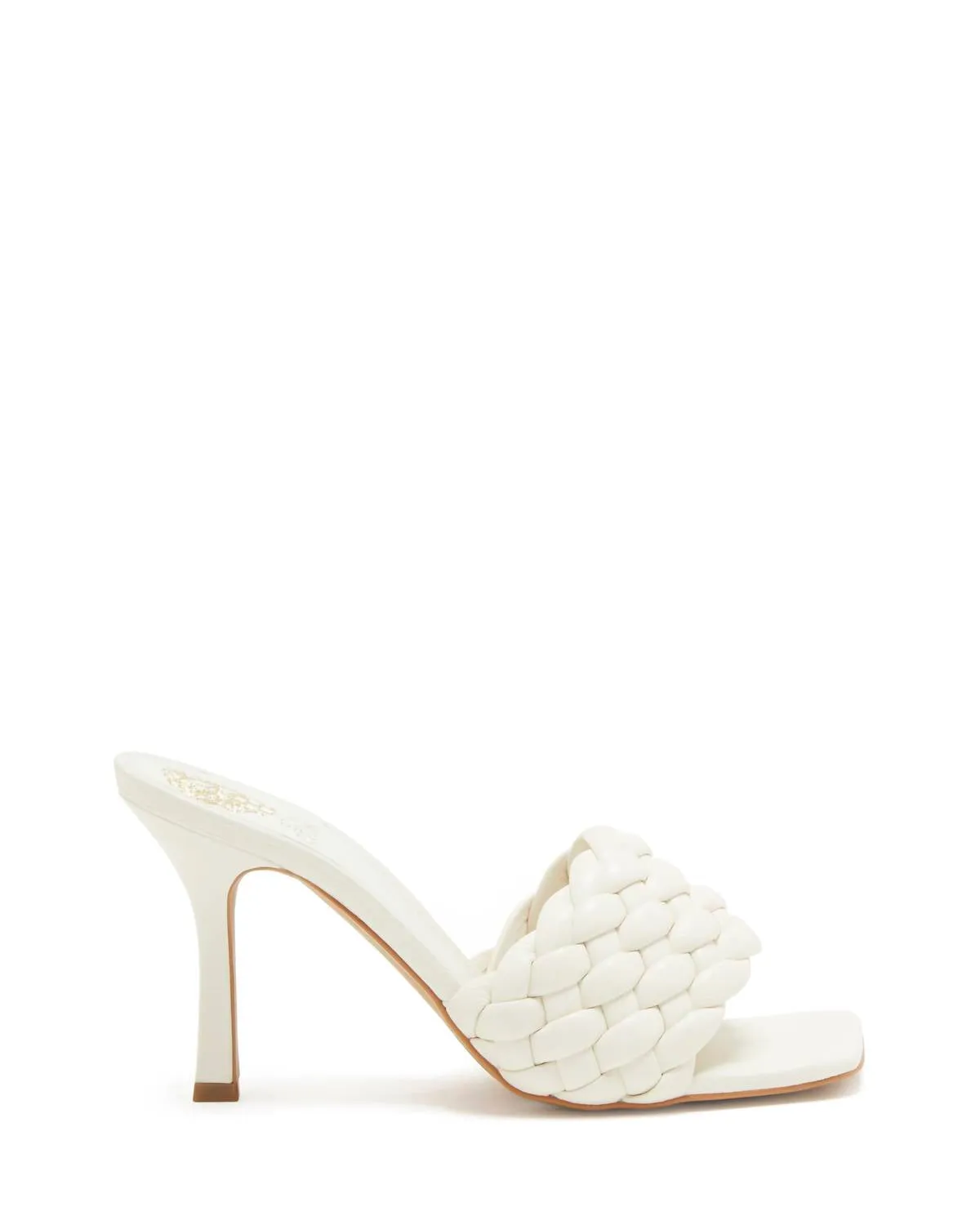 Comfortable Heels Happy Mood Brinela Mule In Creamy White