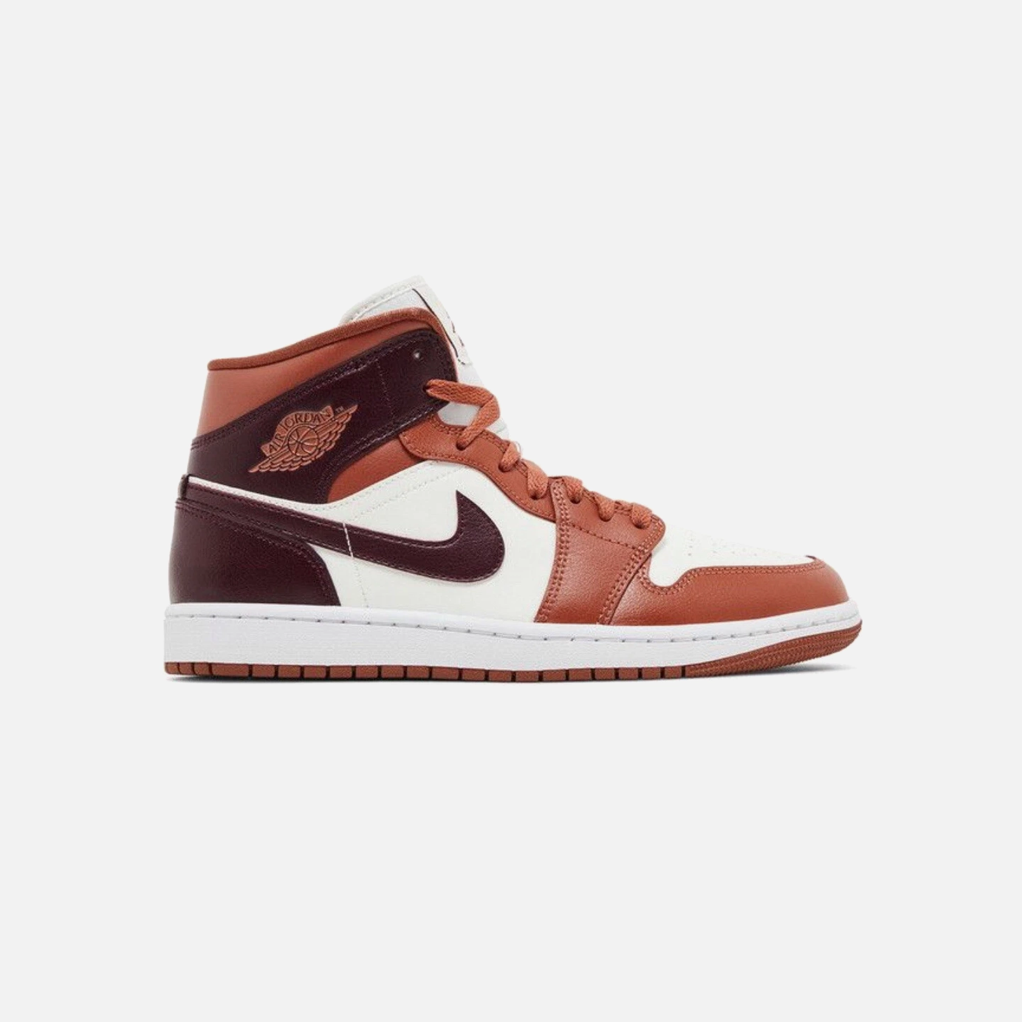 Nike Air Jordan 1 Mid Dusty Peach Night Maroon WMNS Chase Hike