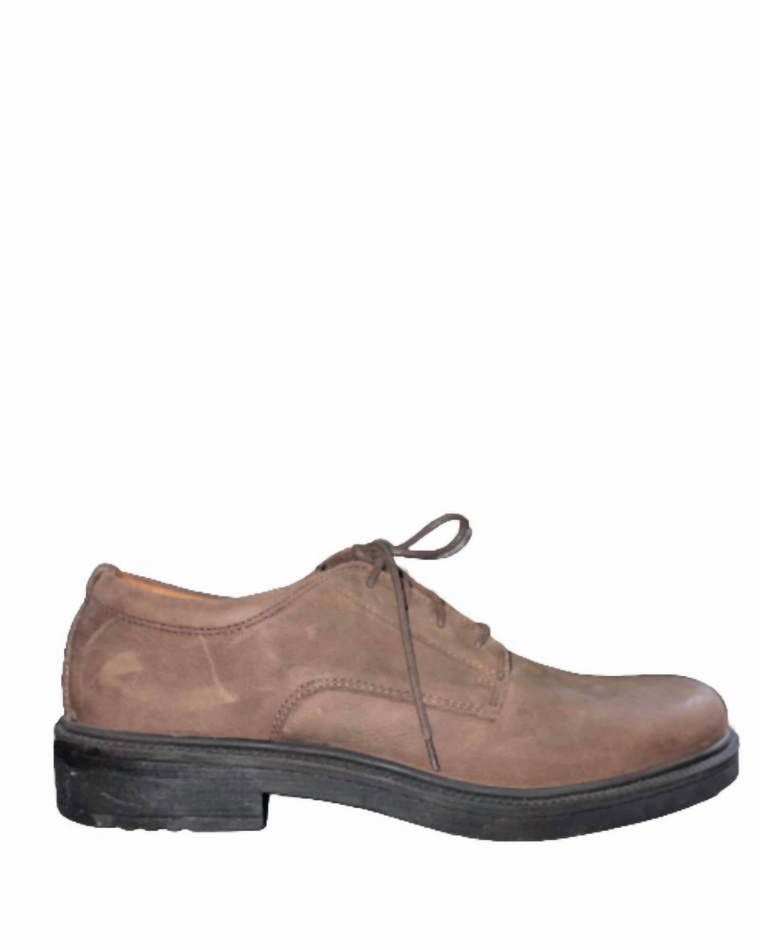 Men's Bedford Oxford Shoes In Dark Brown Luxe Detail Career Oriented Office Lace-up Shoes