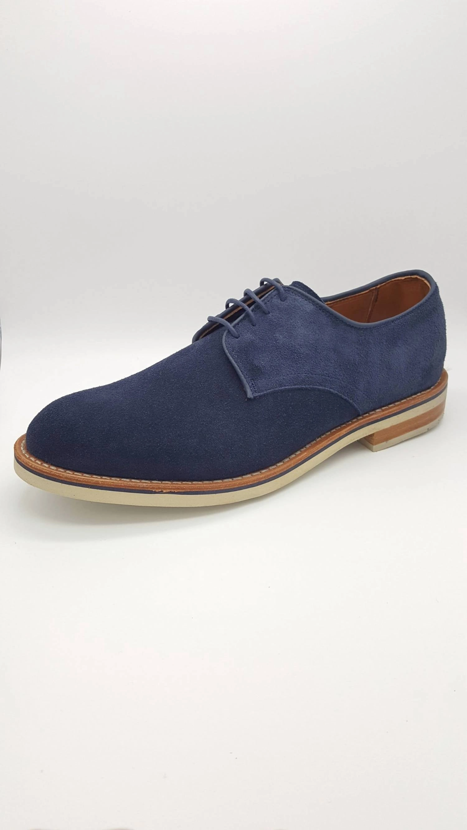 Men's Nomad Buck Oxford Shoes In Navy Stable Fit Urban Lifestyle
