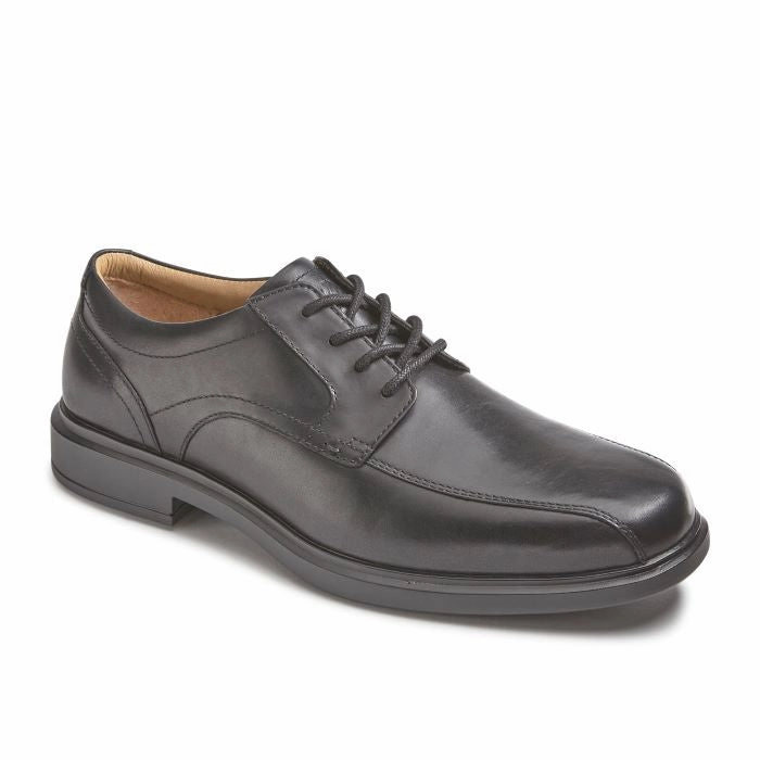 Mens Johnston & Murphy XC4 Stanton 2.0 Run-Off Lace-U in Black Work Look Designer Oxfords