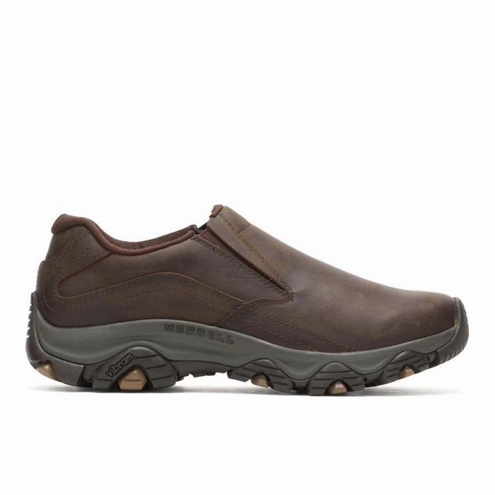Practical Comfort Heel Soft Mens Merrell Moab Adventure 3 Moc in Earth