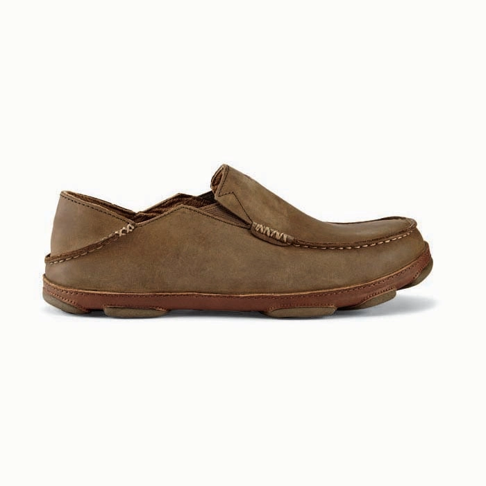 Mens Olukai Moloa in Ray Toffee Sleek Option