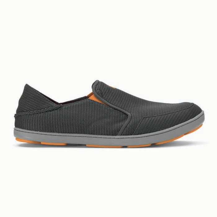 Date night Mens Olukai Nohea Mesh in Dark Shadow/Wild Dove