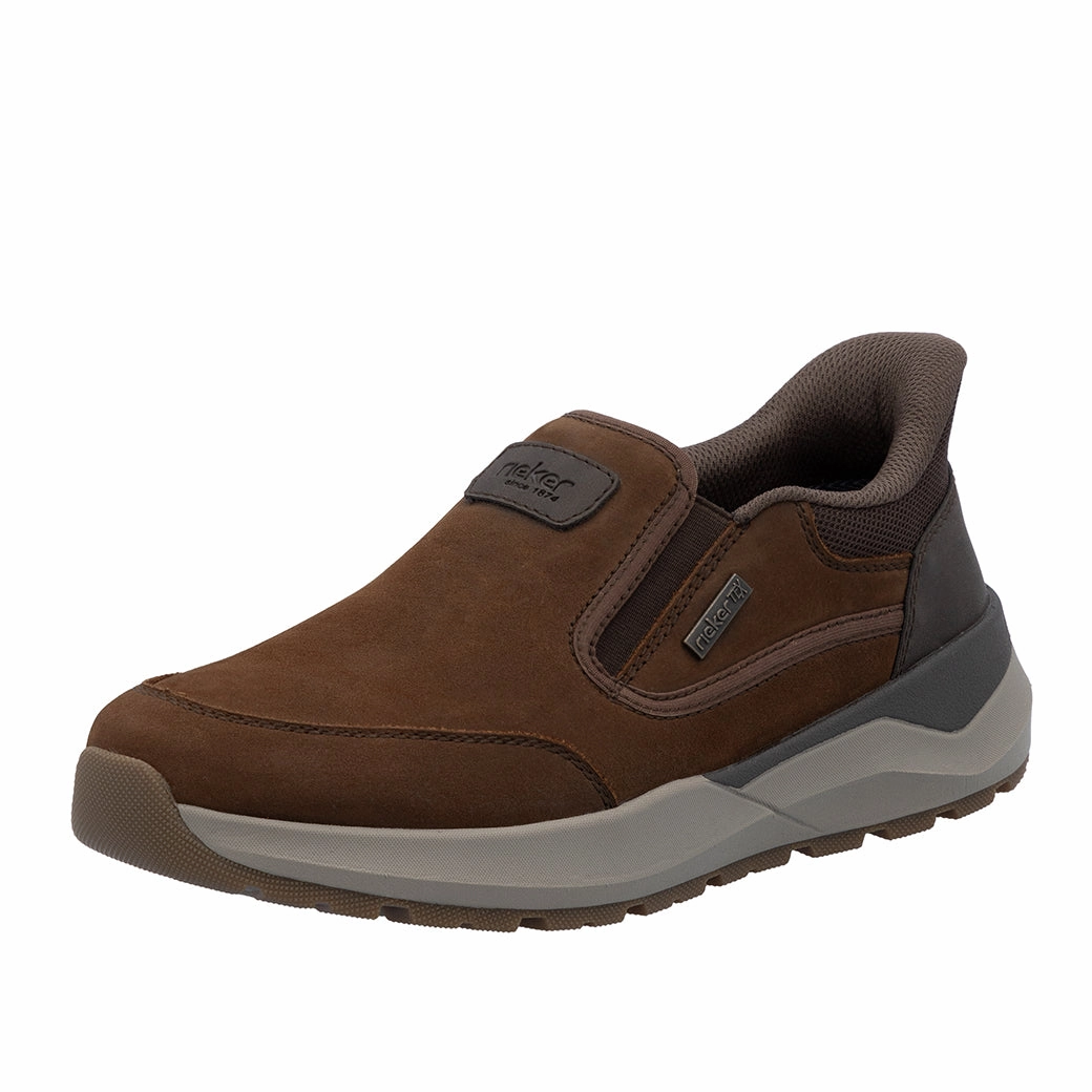 Soft Dash Cozy Fit Mens Rieker Thorben 52 in Noce/Moro/Schoko