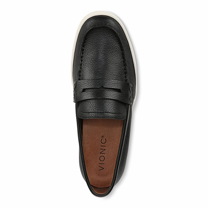 Mens Vionic Uptown in Black Coffee Corner