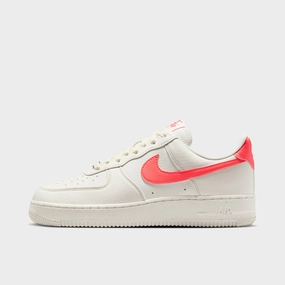 Sharp Cuts Seamless Internal Lining Nike Women's Air Force 1 '07 Next Nature Sail / Sail -  Hot Lava