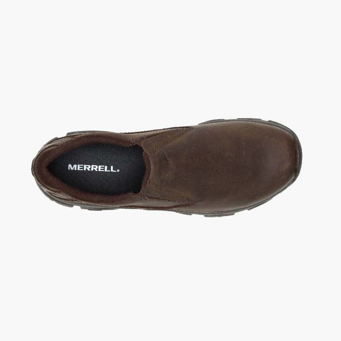 Mens Merrell Moab Adventure 3 Moc Wide in Earth Indoor Comfort Sharp Profile