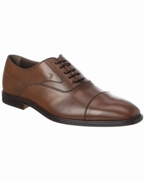TOD's Leather Oxford Lifestyle Attire Breathable Feel All Day Worker
