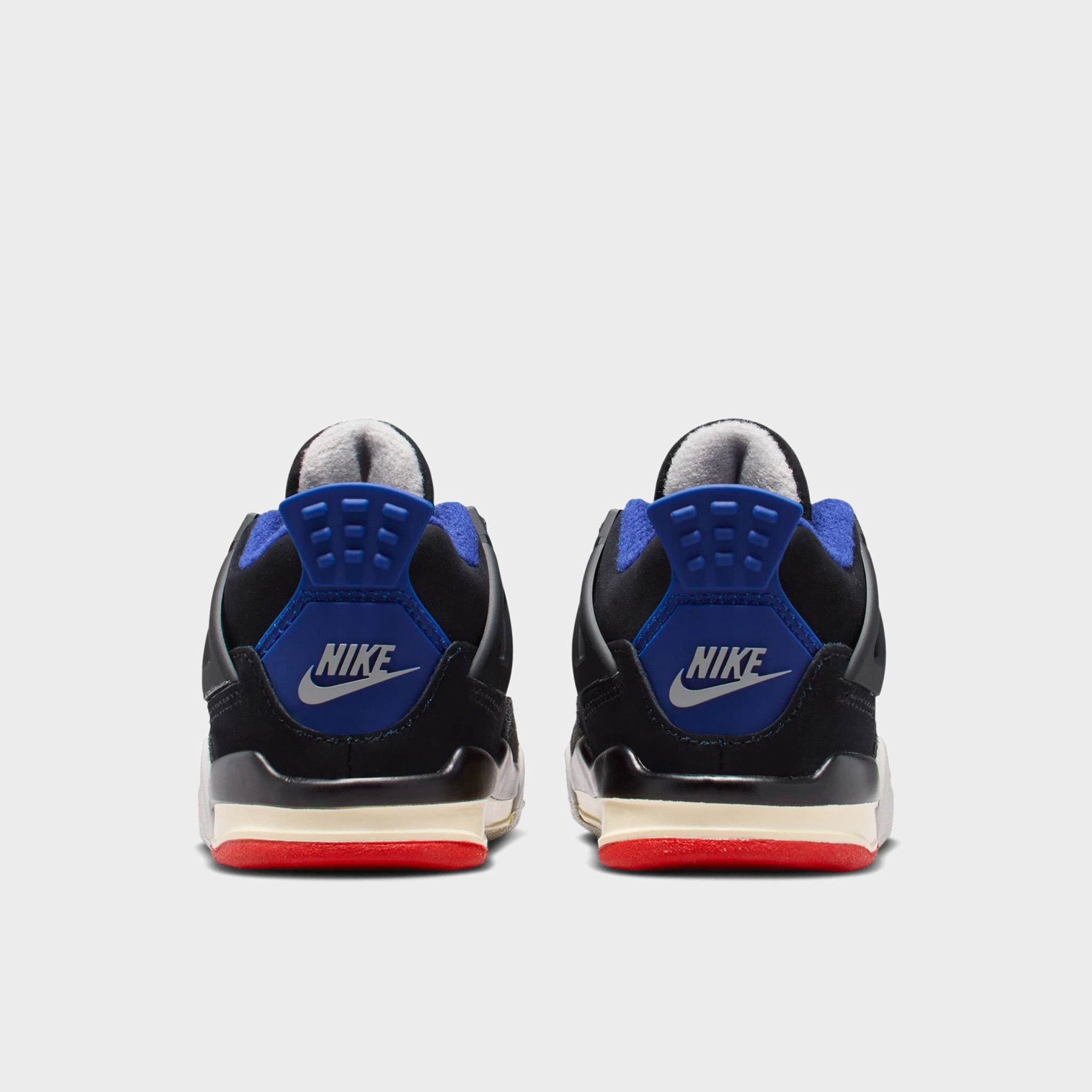 Jordan 4 Retro TD Black / Fire Red - Deep Royal Blue Fast Foot Support