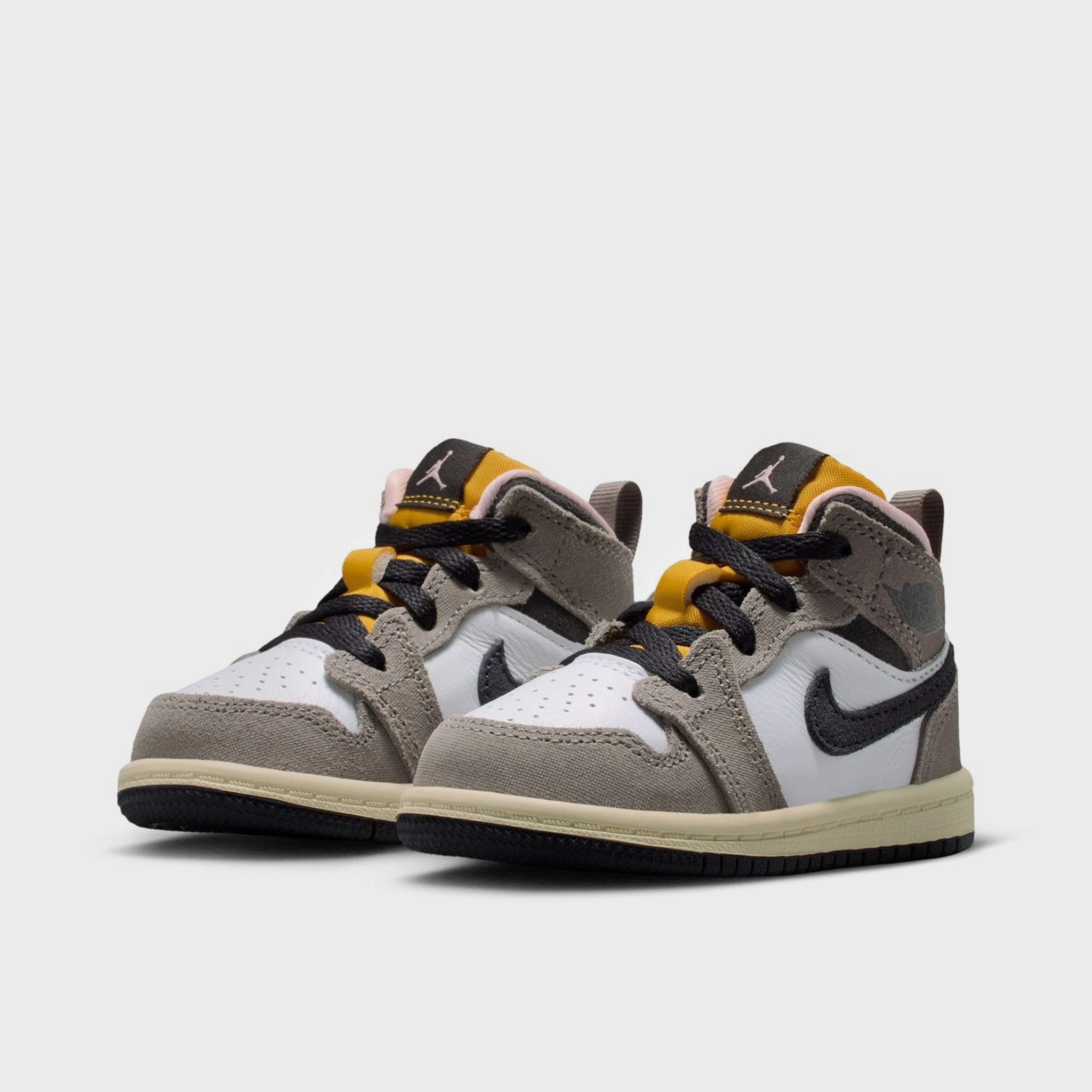 Speed Core Jordan 1 Mid SE TD White / Oil Grey - Cave Stone