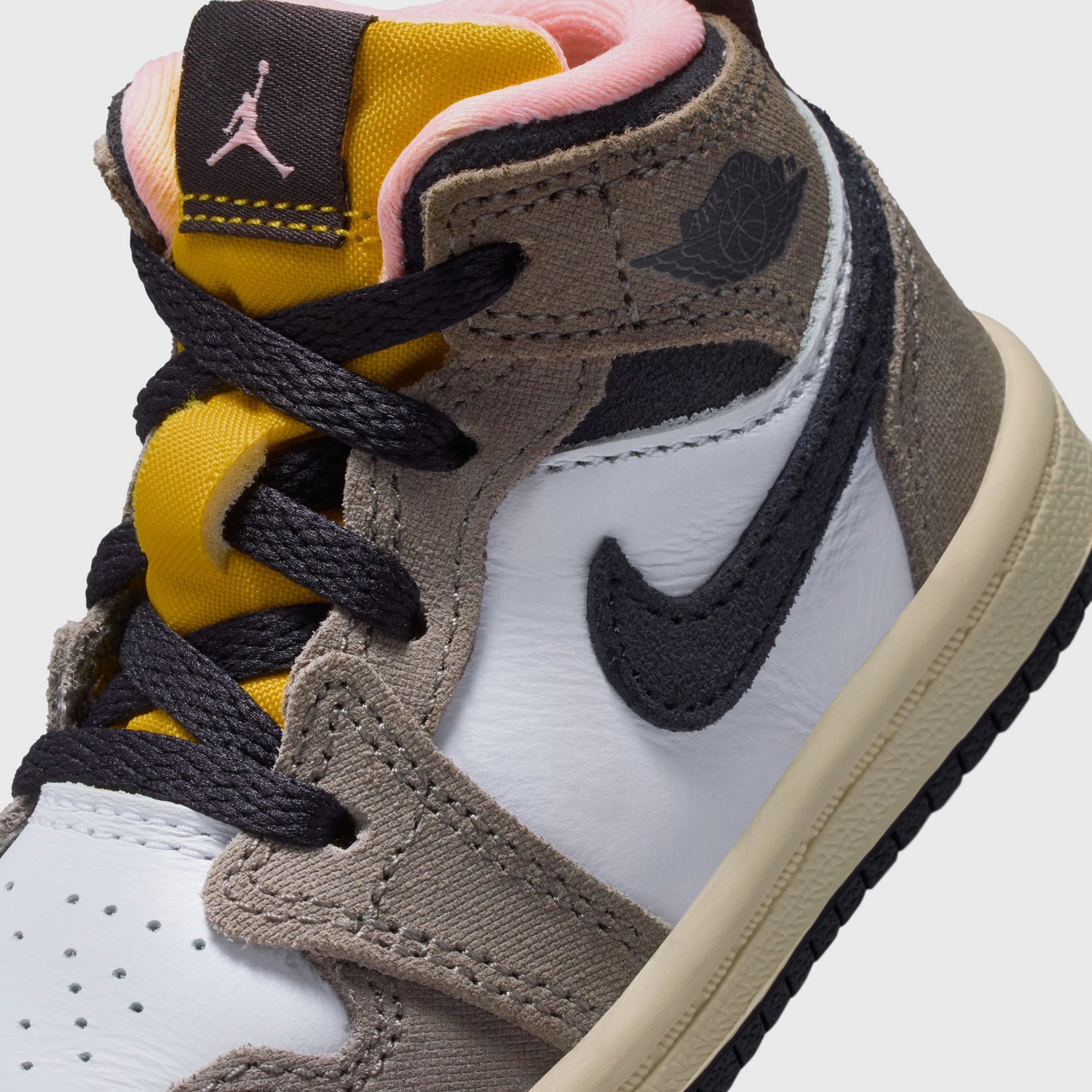 Thermal Regulating Layer Jordan 1 Mid SE TD White / Oil Grey - Cave Stone