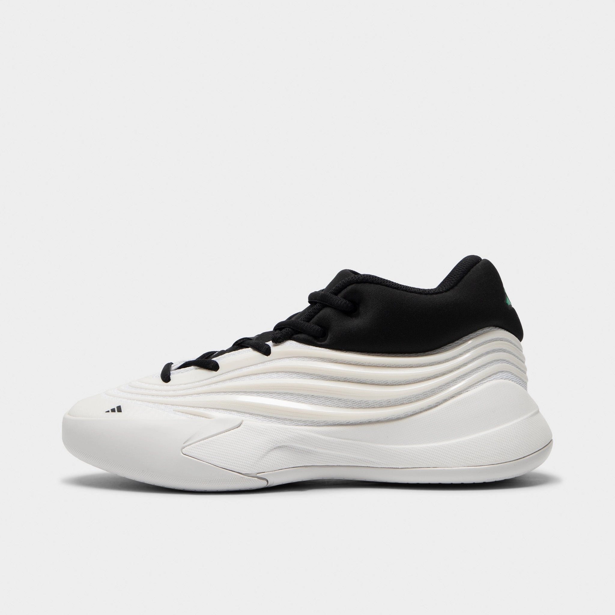 Pro Agility Padded Tongue Design adidas Juniors' Dame X Zero Metallic / Core Black - Court Green