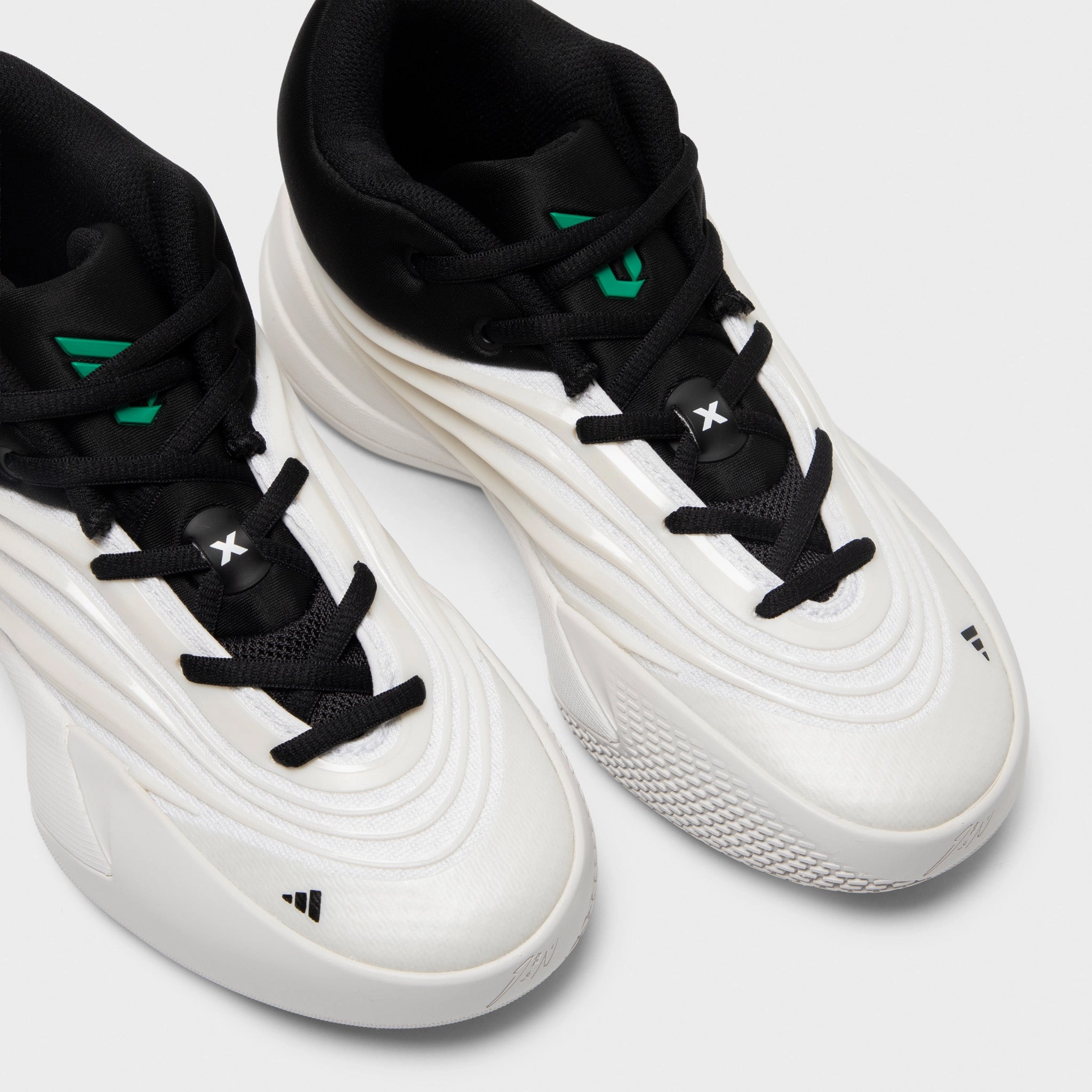 Long-Term Durability Comfortable Soles adidas Juniors' Dame X Zero Metallic / Core Black - Court Green