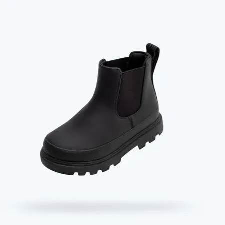 Protective Finish Rough Terrain Ice Road Native Shoes Jiffy Black Kensington Chelsea Boot