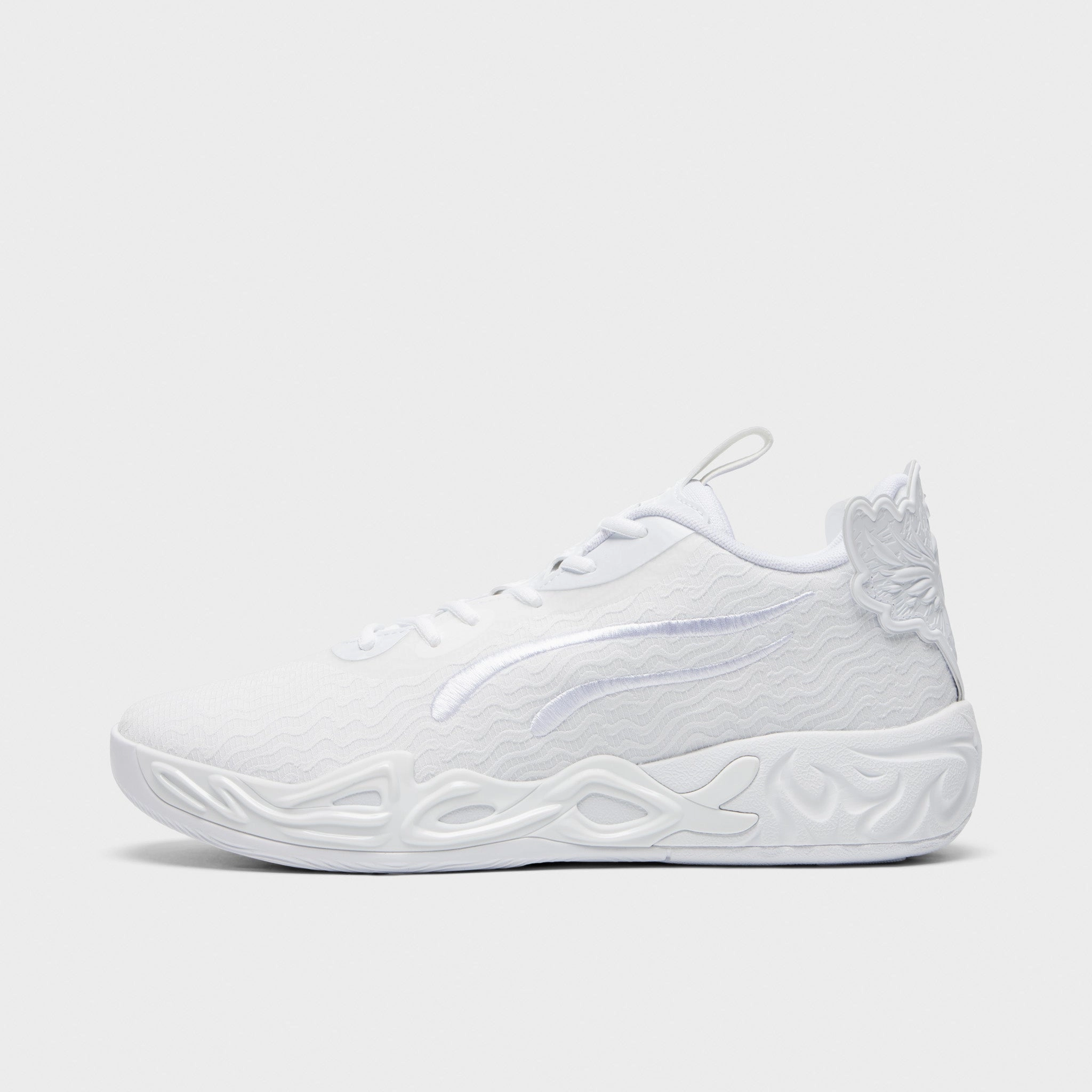 PUMA Melo 4  " Lo Ice" White / Sun Struck Radial Traction Game Flow