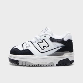 New Balance Infants' 550 White / Black Flexible Motion Grooves