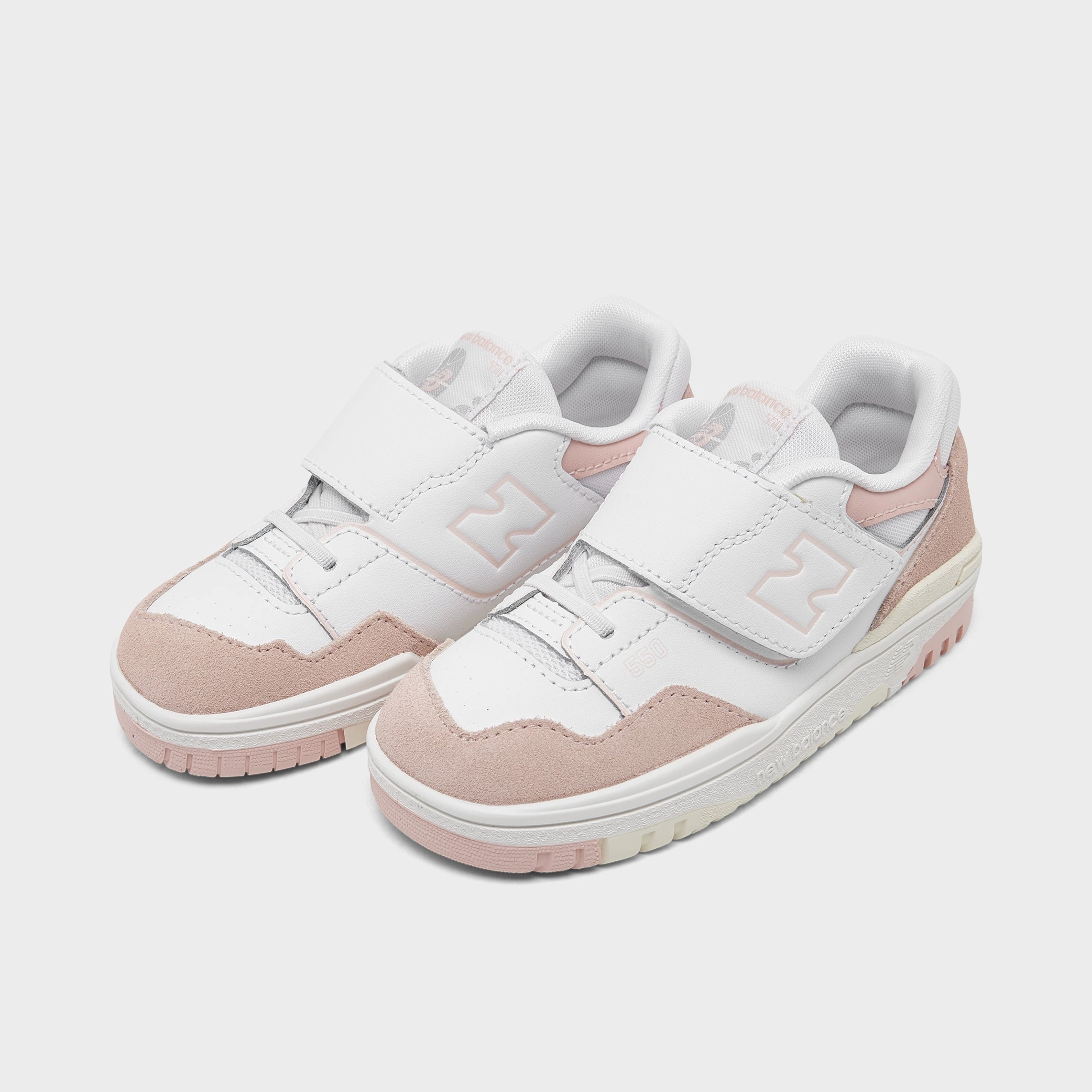SlipResistant Active Edge New Balance Infants' 550 White / Pink Haze