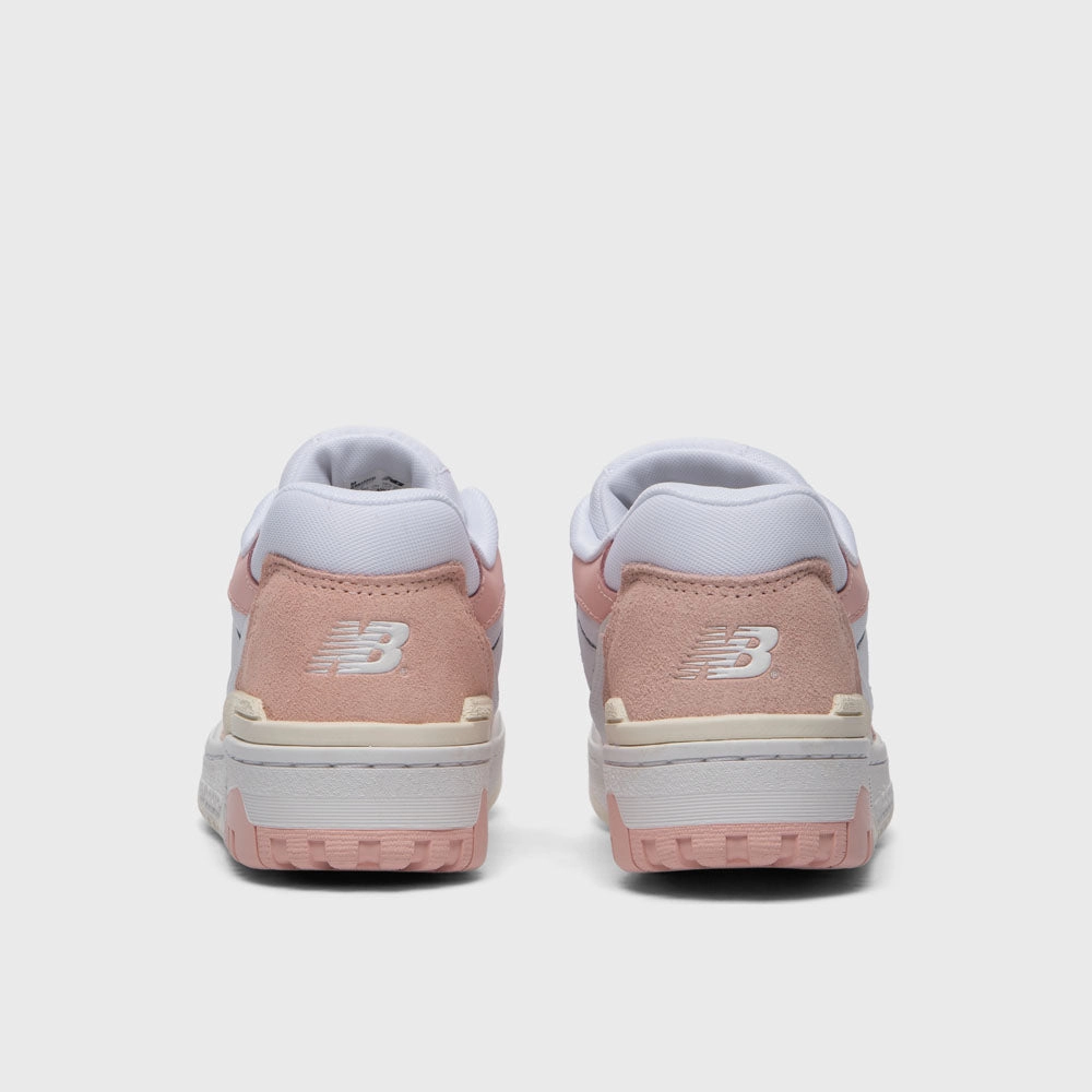 Ultra Responsive Midsole Compression Zoned Cushioning New Balance Juniors' GSB550CD White / Pink Haze