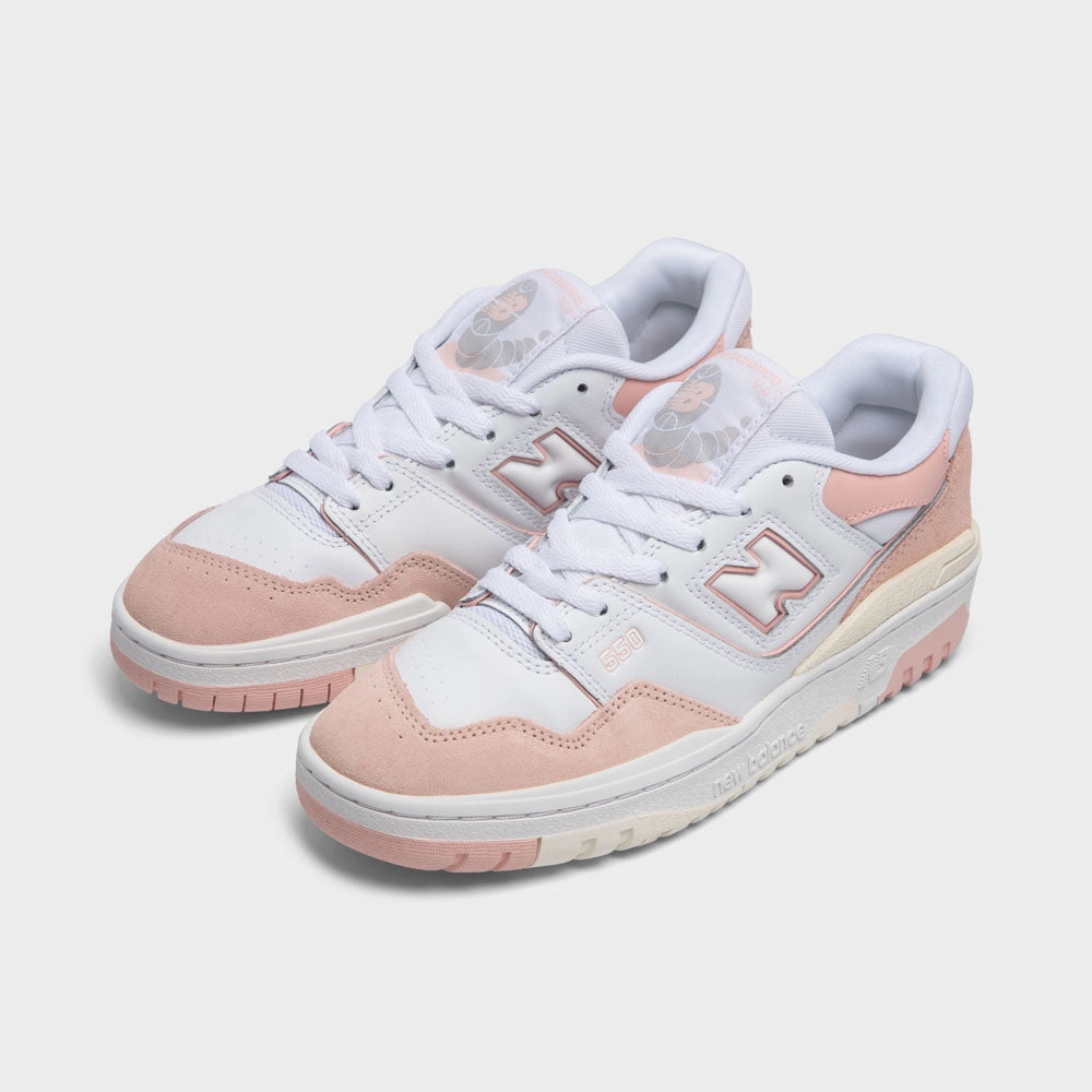 Game Ready Shoes New Balance Juniors' GSB550CD White / Pink Haze