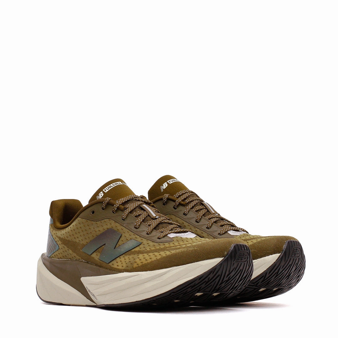 New Balance Men FuelCell Rebel v5 Woodland Shipyard MFCXPB5 Internal Heel Lock