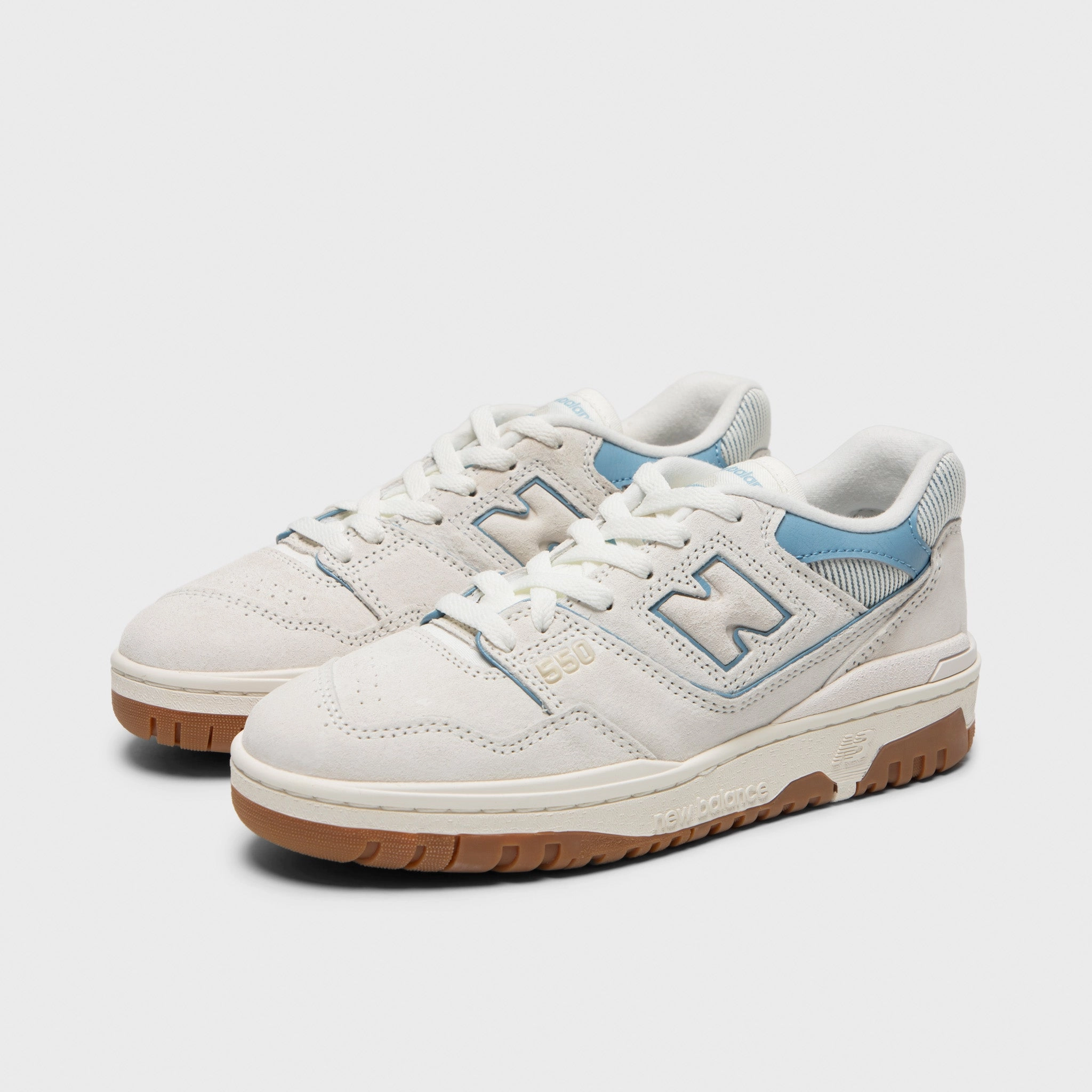 New Balance Women's 550 Sea Salt / Still Water Game Time