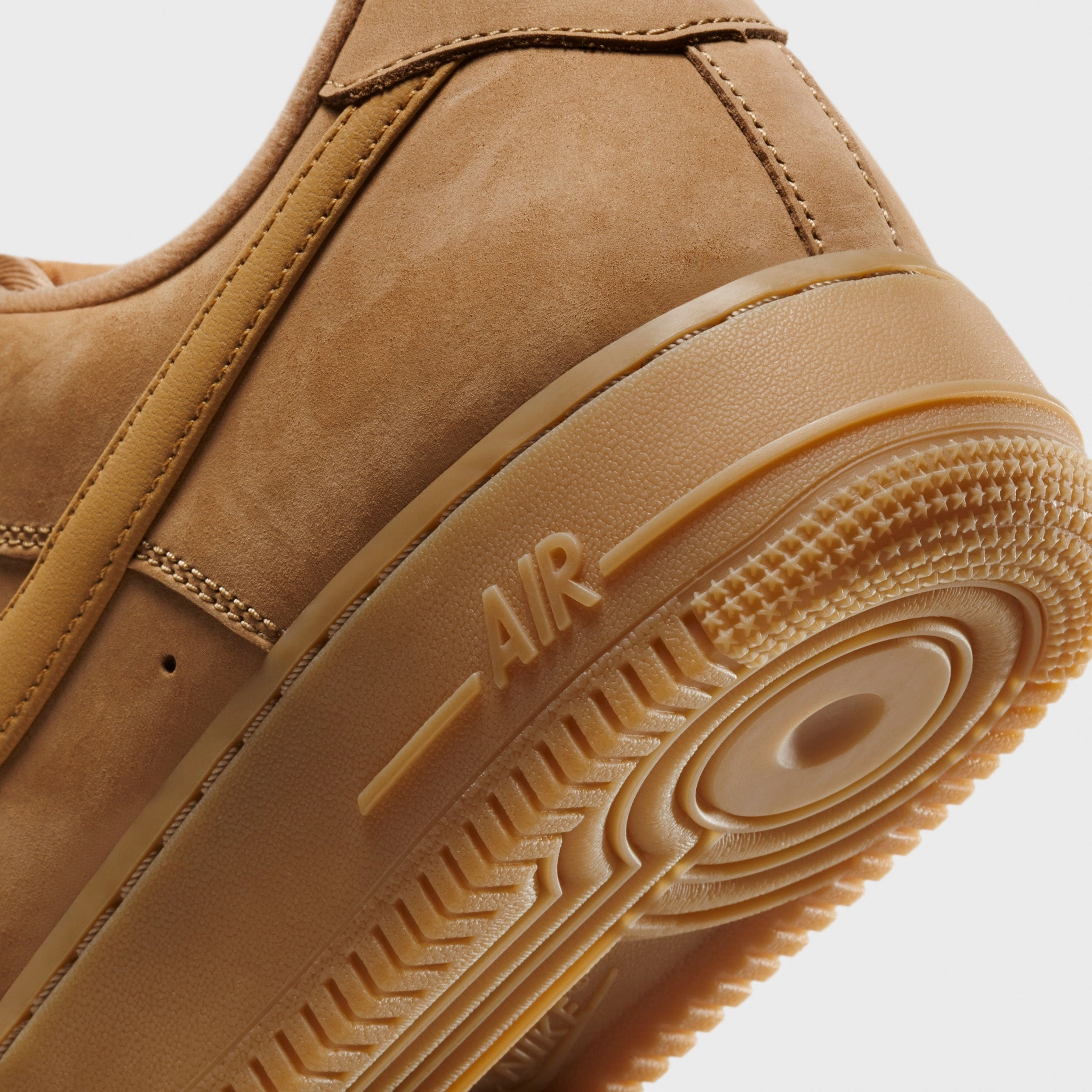 Good Arch Support Nike Air Force 1 `07 WB Flax / Gum Light Brown - Black