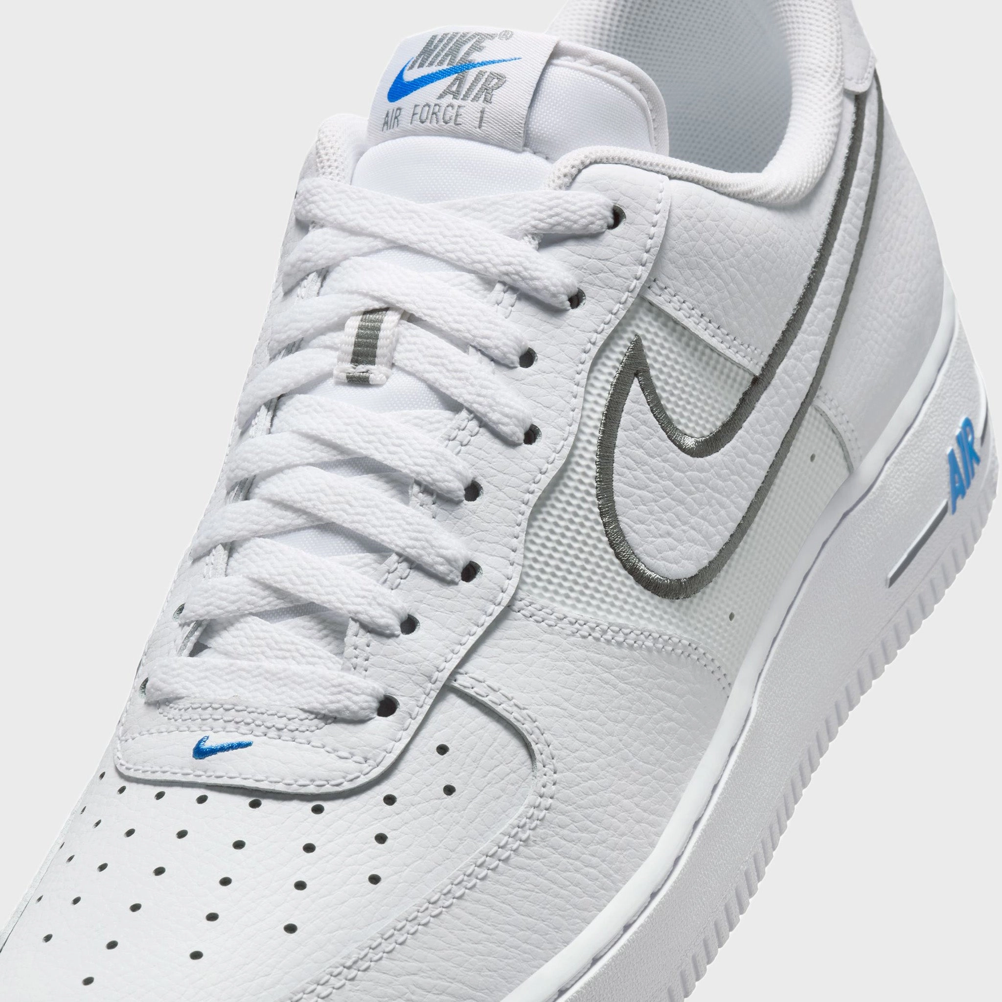 Proprioceptive Footbed Nike Air Force 1 '07 White / Cool Grey - Photo Blue