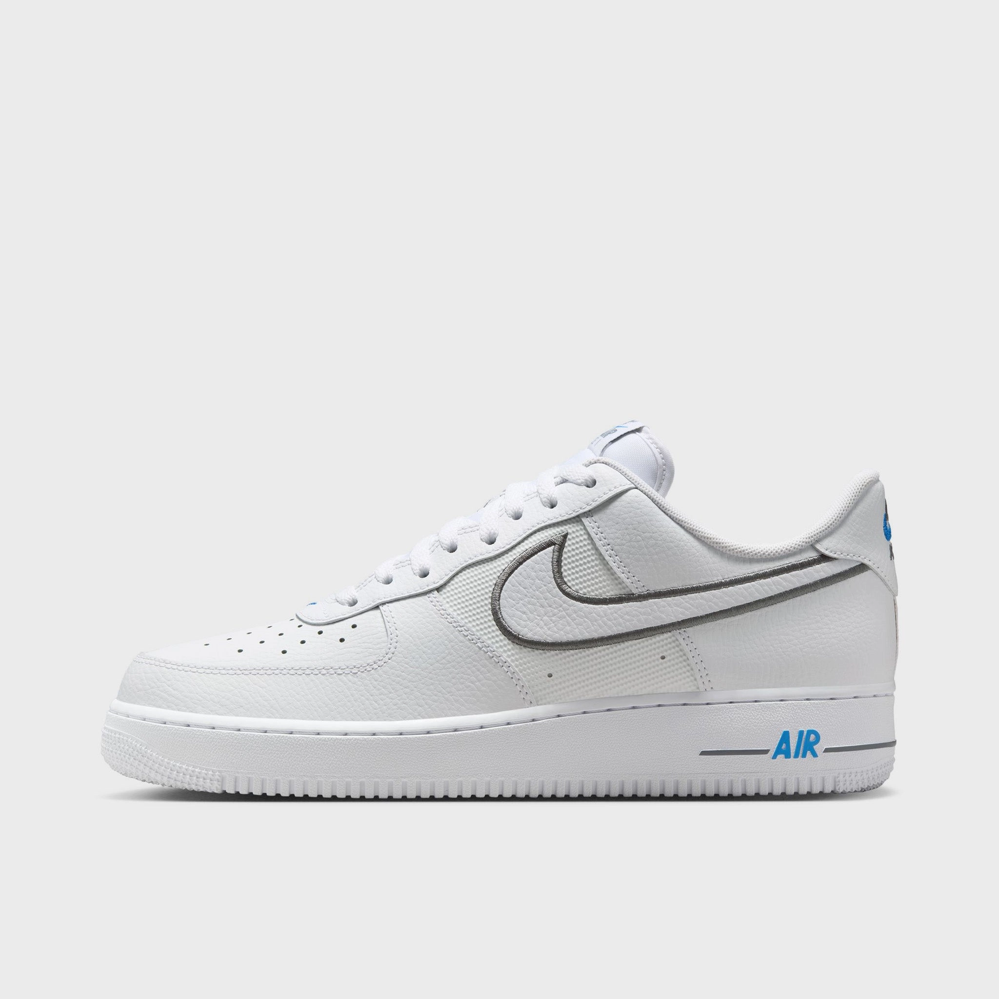 Adaptive Cushion Pods Nike Air Force 1 '07 White / Cool Grey - Photo Blue