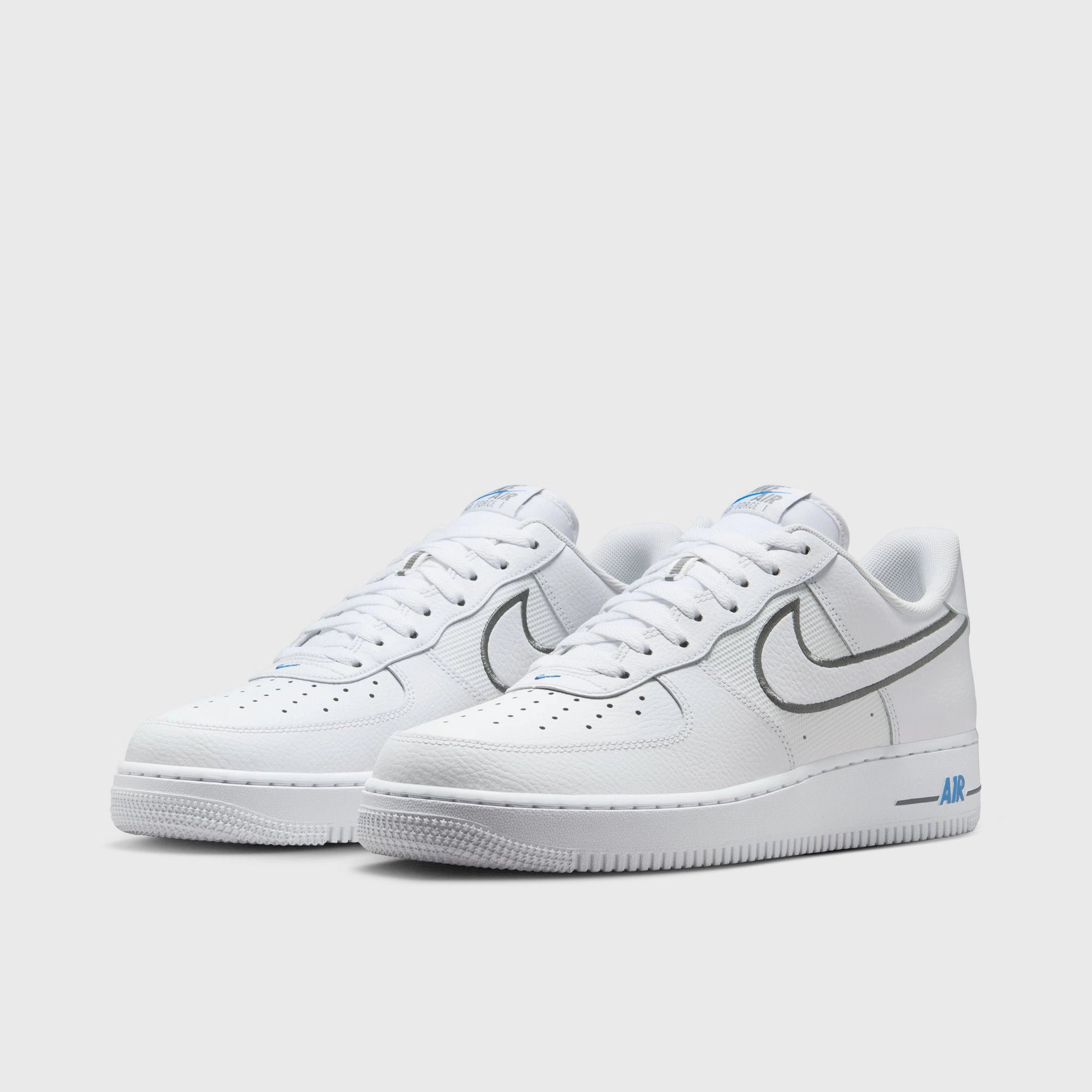 Nike Air Force 1 '07 White / Cool Grey - Photo Blue Flex Groove Engineering