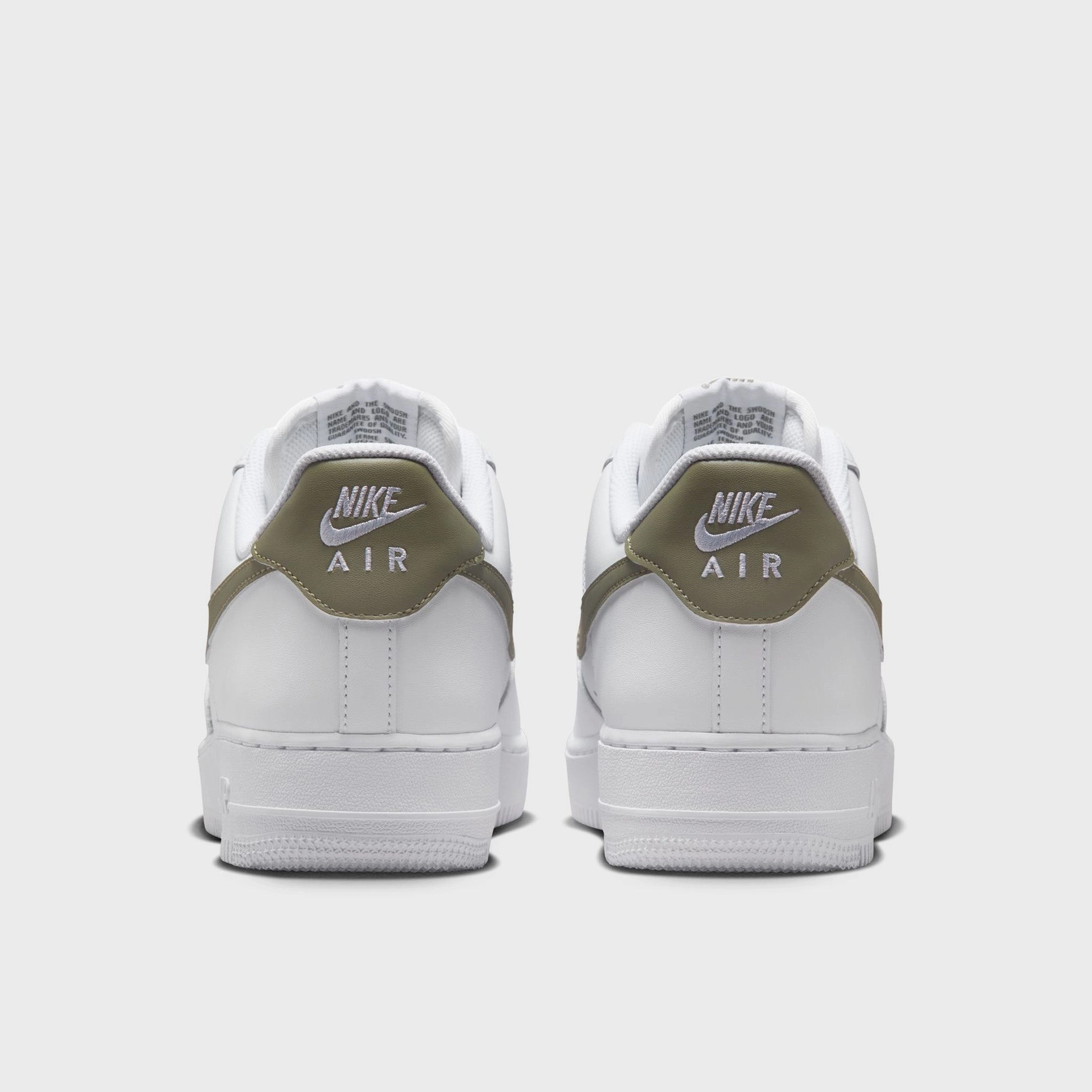 Nike Air Force 1 '07 White / Light Army Running Shoes