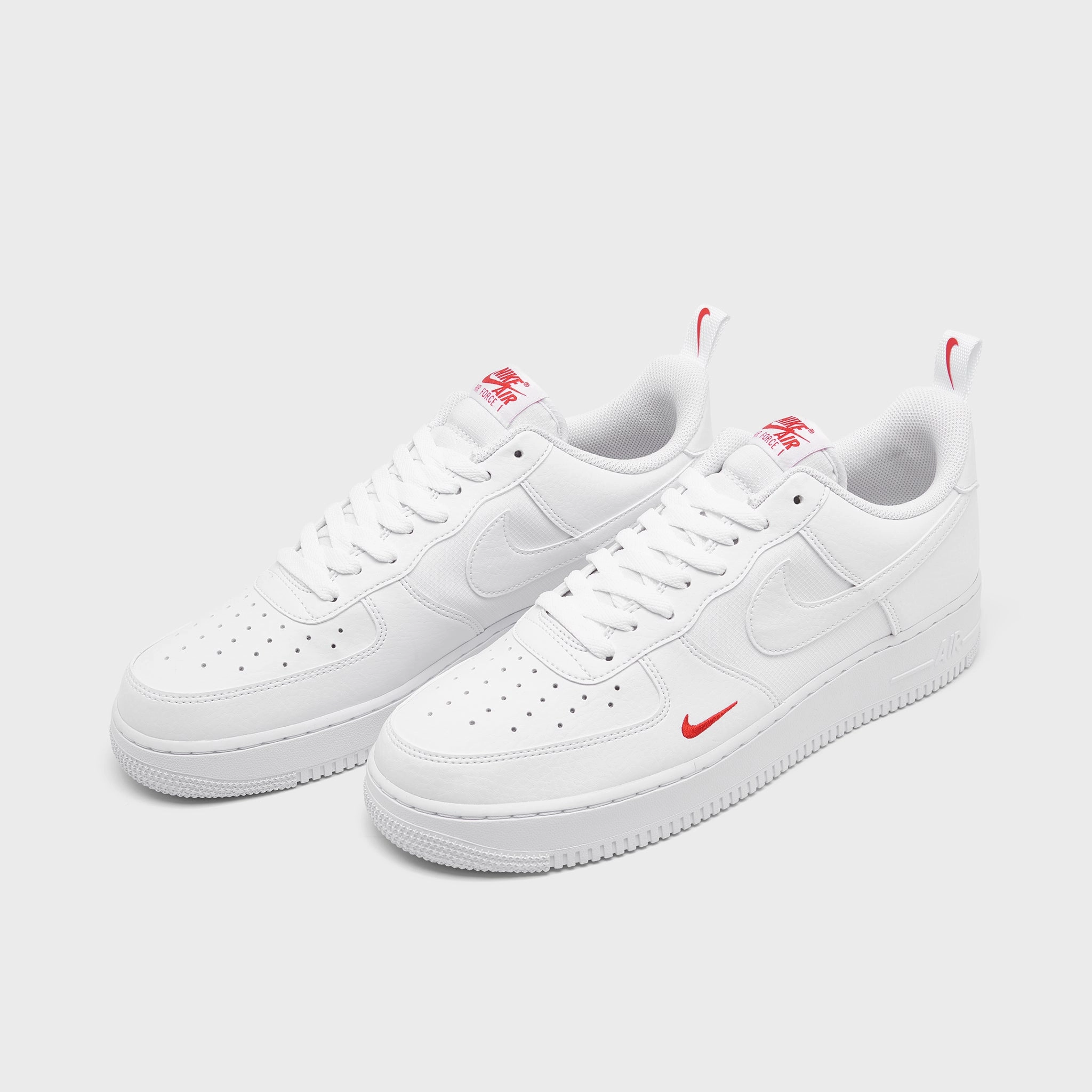 High Energy All Day Comfort Nike Air Force 1 '07 White / White - University Red