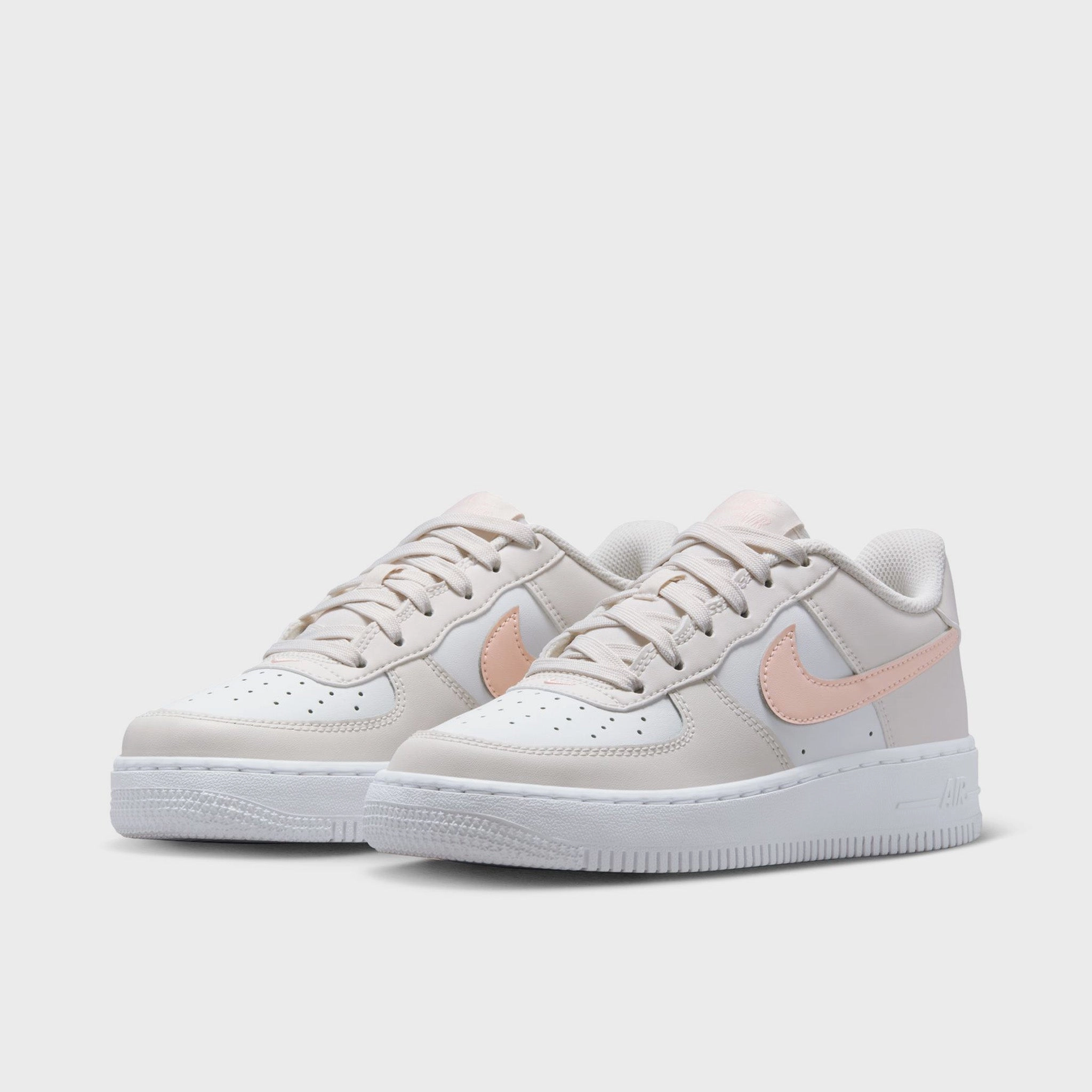 Nike Air Force 1 GS Phantom / Echo Pink - Summit White Speed Flex Shoes