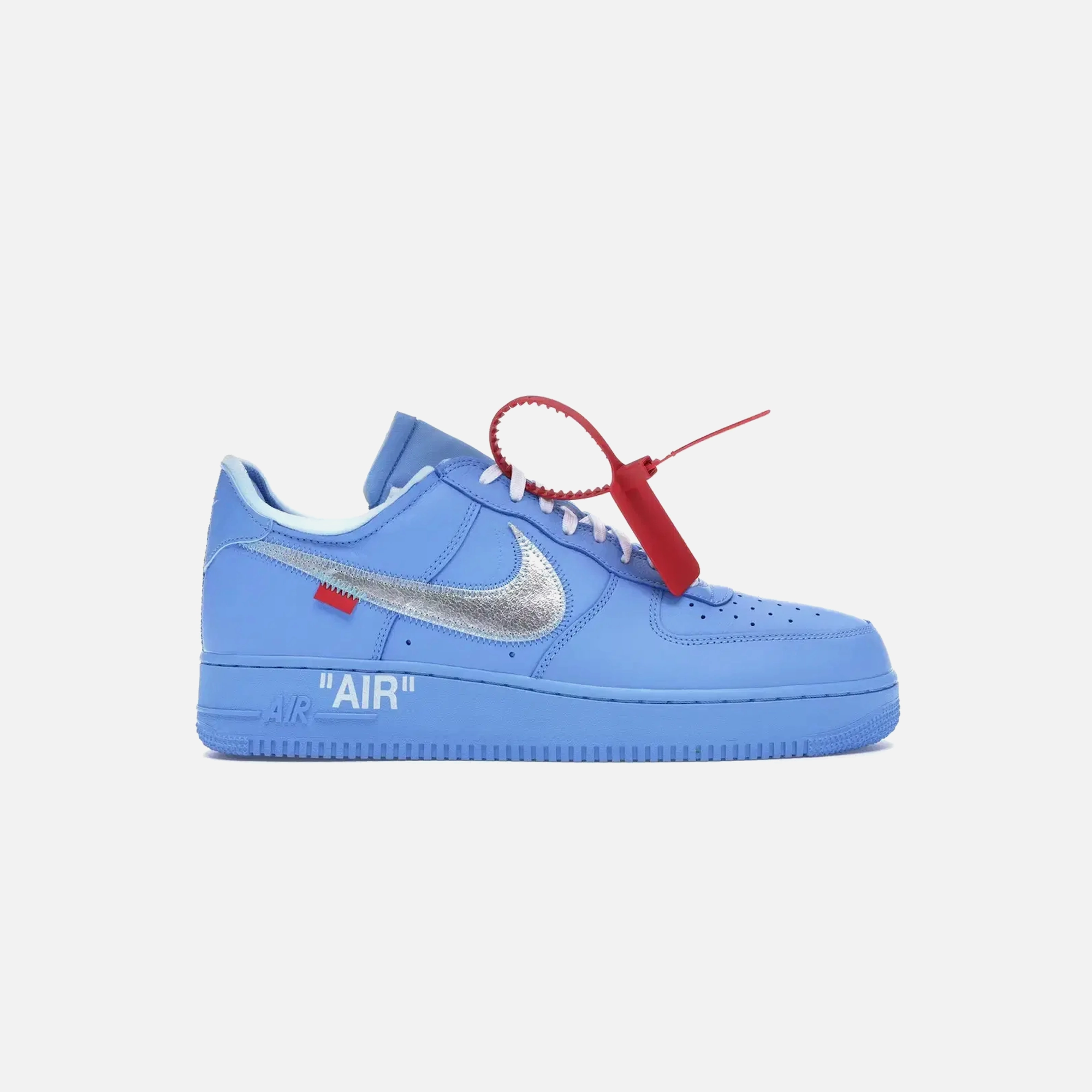 Mid Top Style daily life Nike Air Force 1 Low Off White Mca University Blue