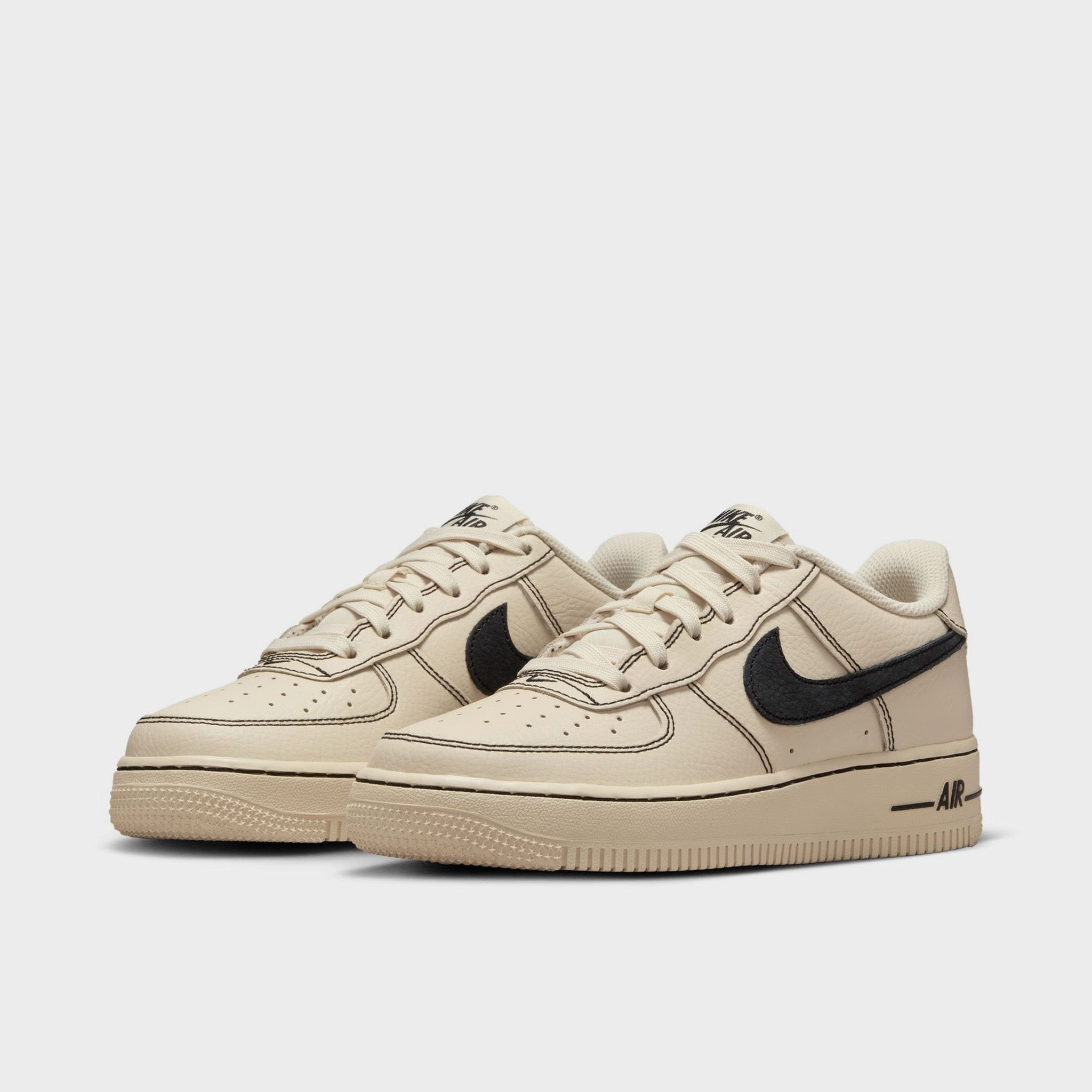 Nike Air Force 1 LV8 4 GS Light Khaki / Black Water Resistant