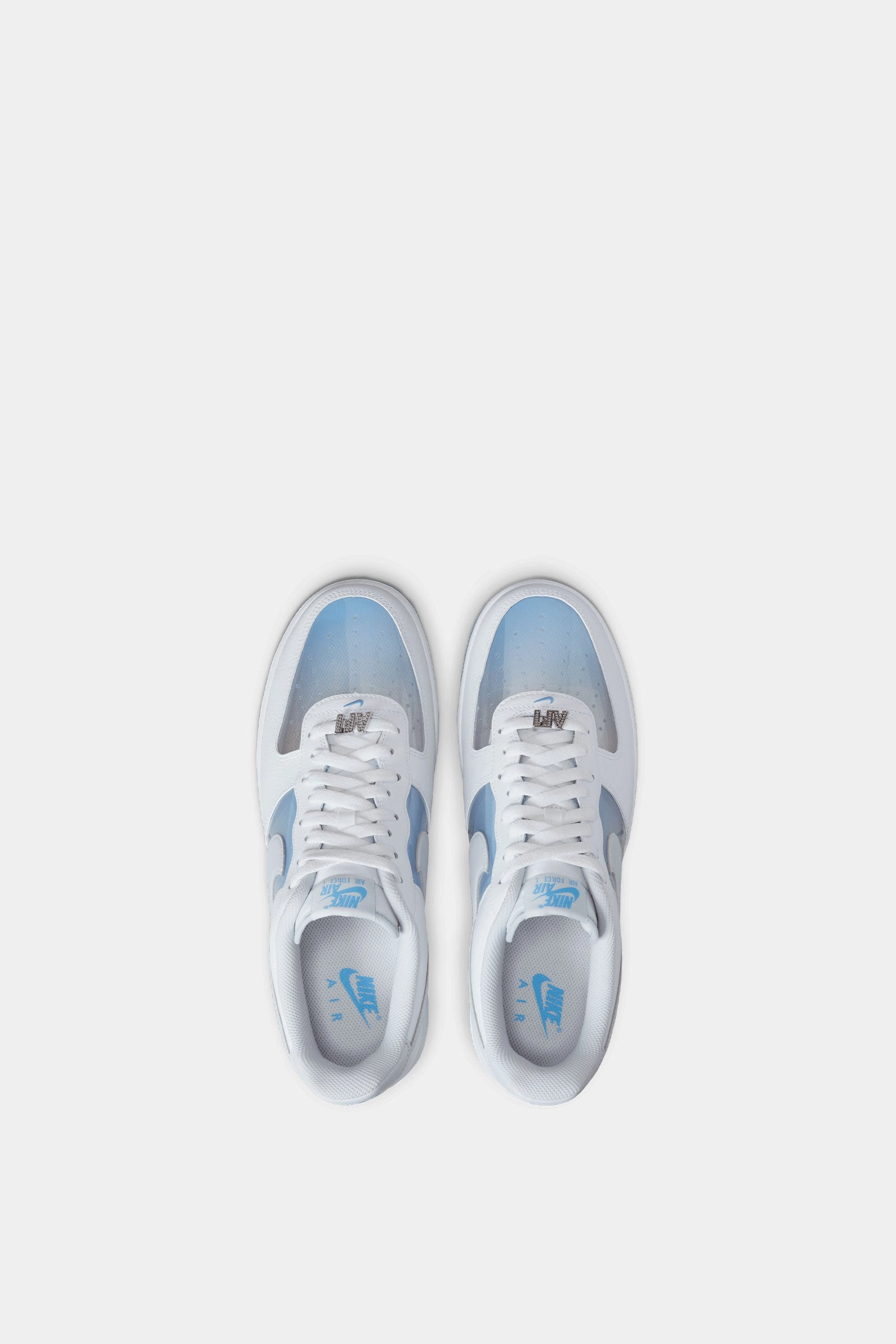 Nike Air Force 1 Retro "White and University Blue" Youth Vibe