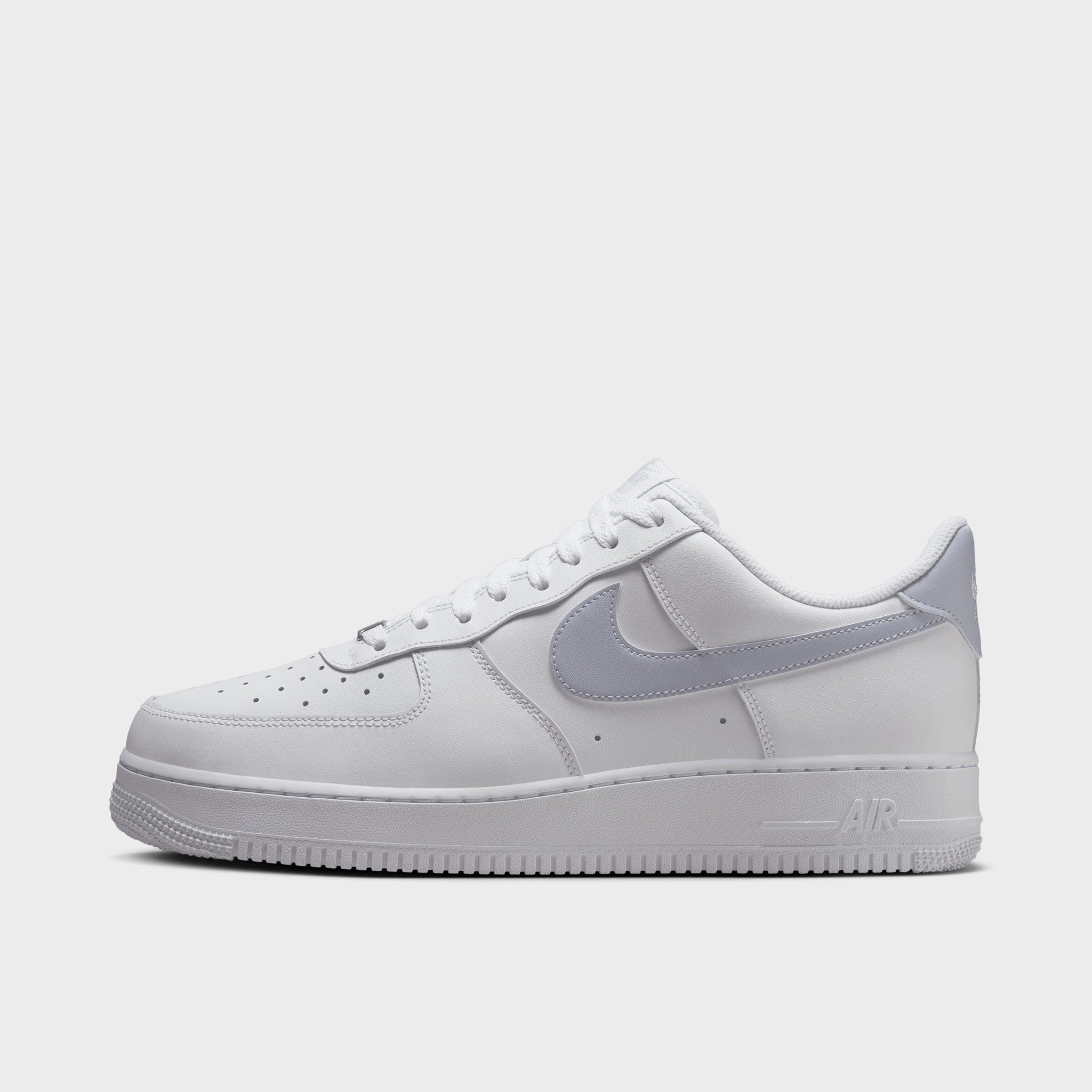 Nike Air Force 1 White / Grey / White Comfortable Footbed well made