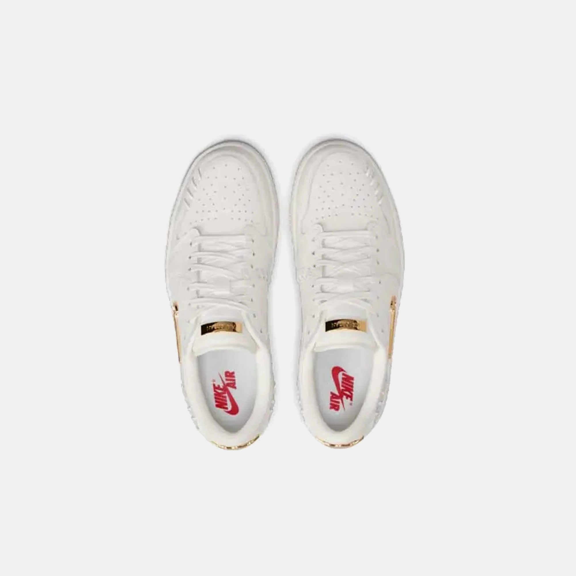 Nike Air Jordan 1 Low Method of Make Sail Metallic Gold WMNS WideToeBox clean look