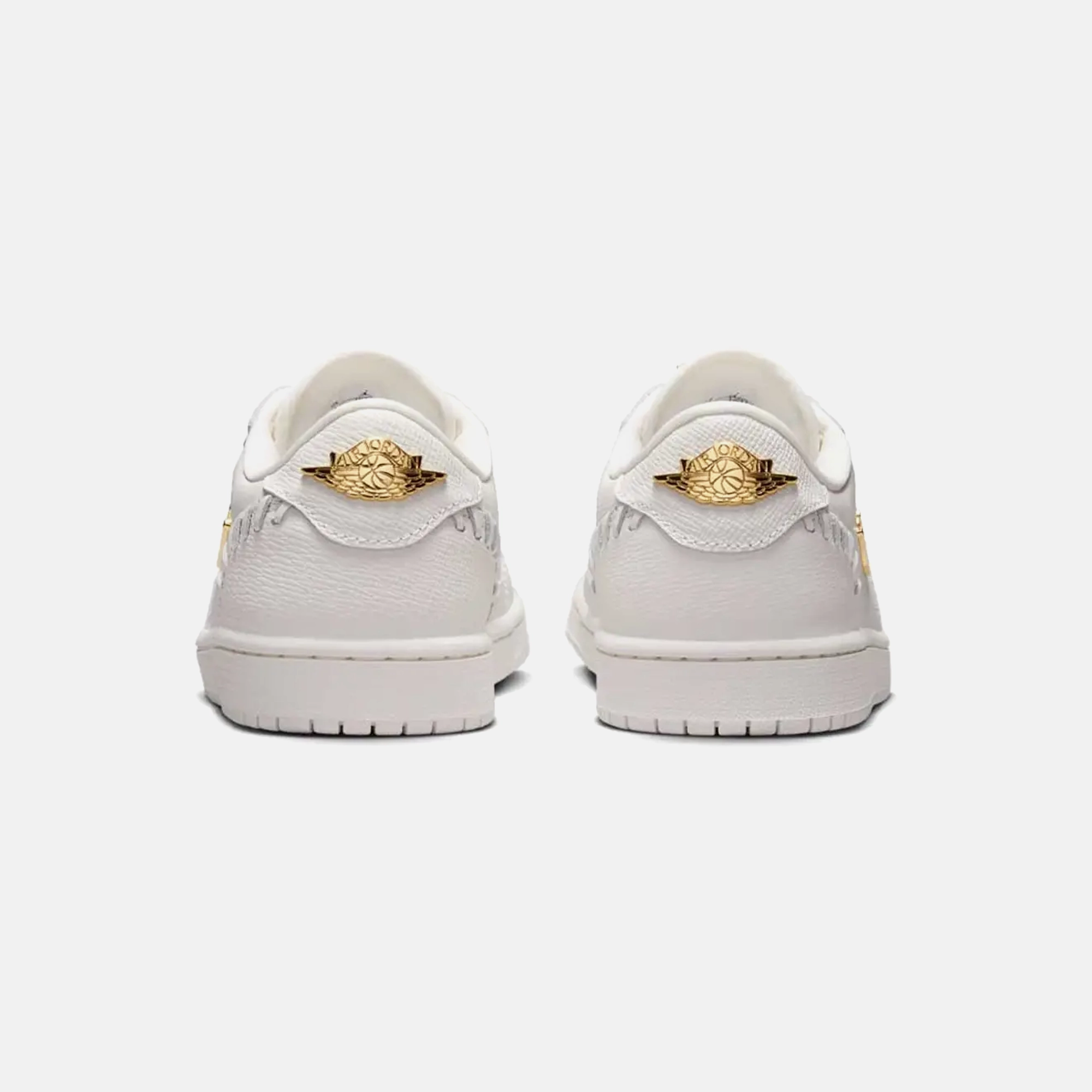 Nike Air Jordan 1 Low Method of Make Sail Metallic Gold WMNS Anywhere Life Footwear Style