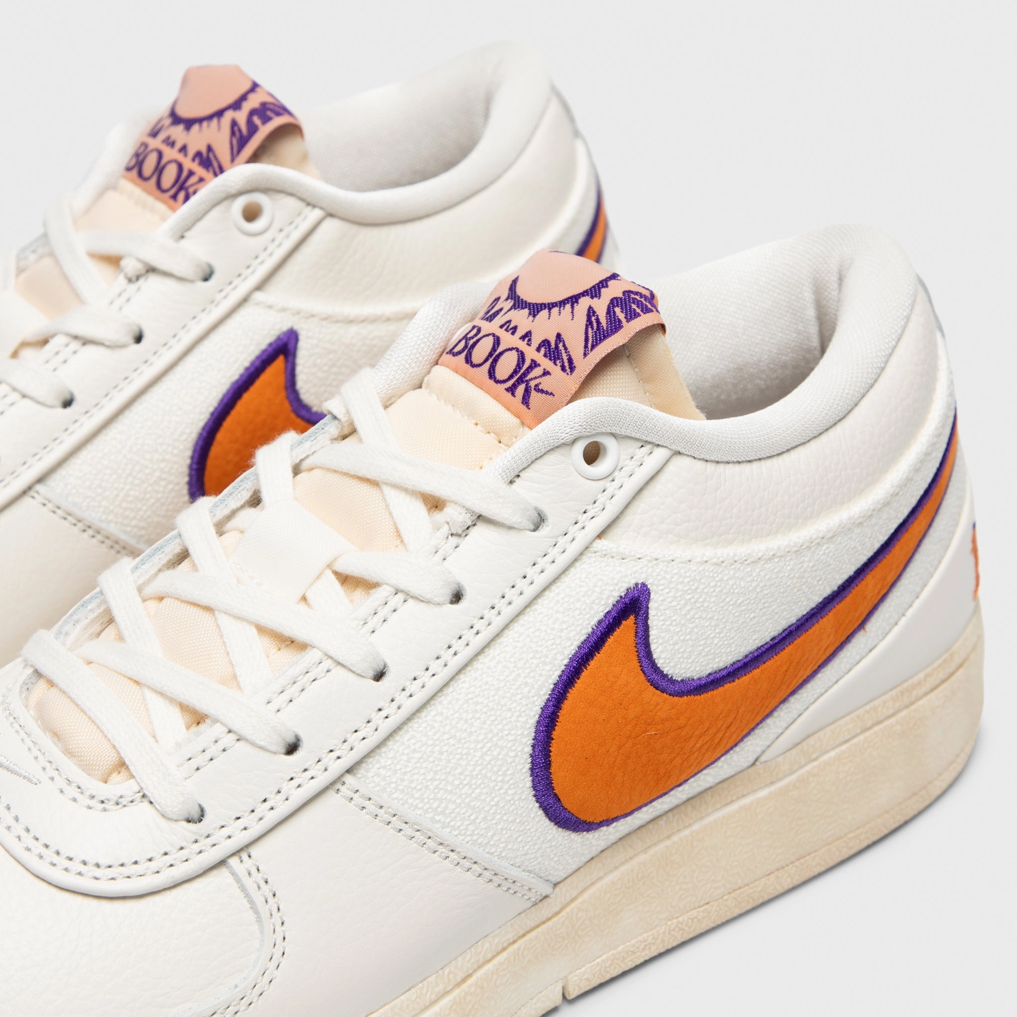 Blown Rubber Pods Zero Break In Feel Nike Book 1 Sail / Clay Orange - Court Purple