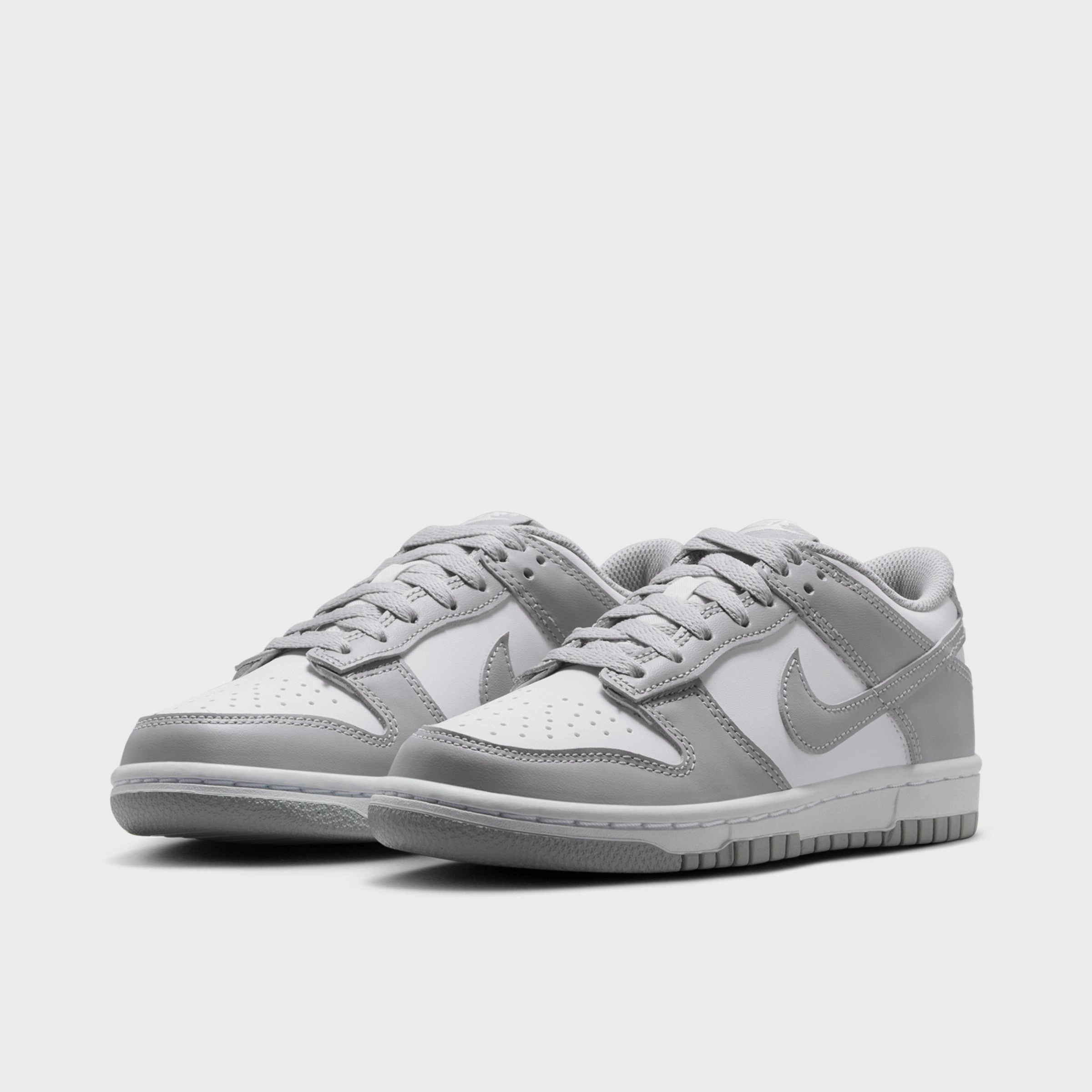 Nike Dunk GS White / Light Smoke Grey - White Energy Return Layer Airflow Mesh Panel