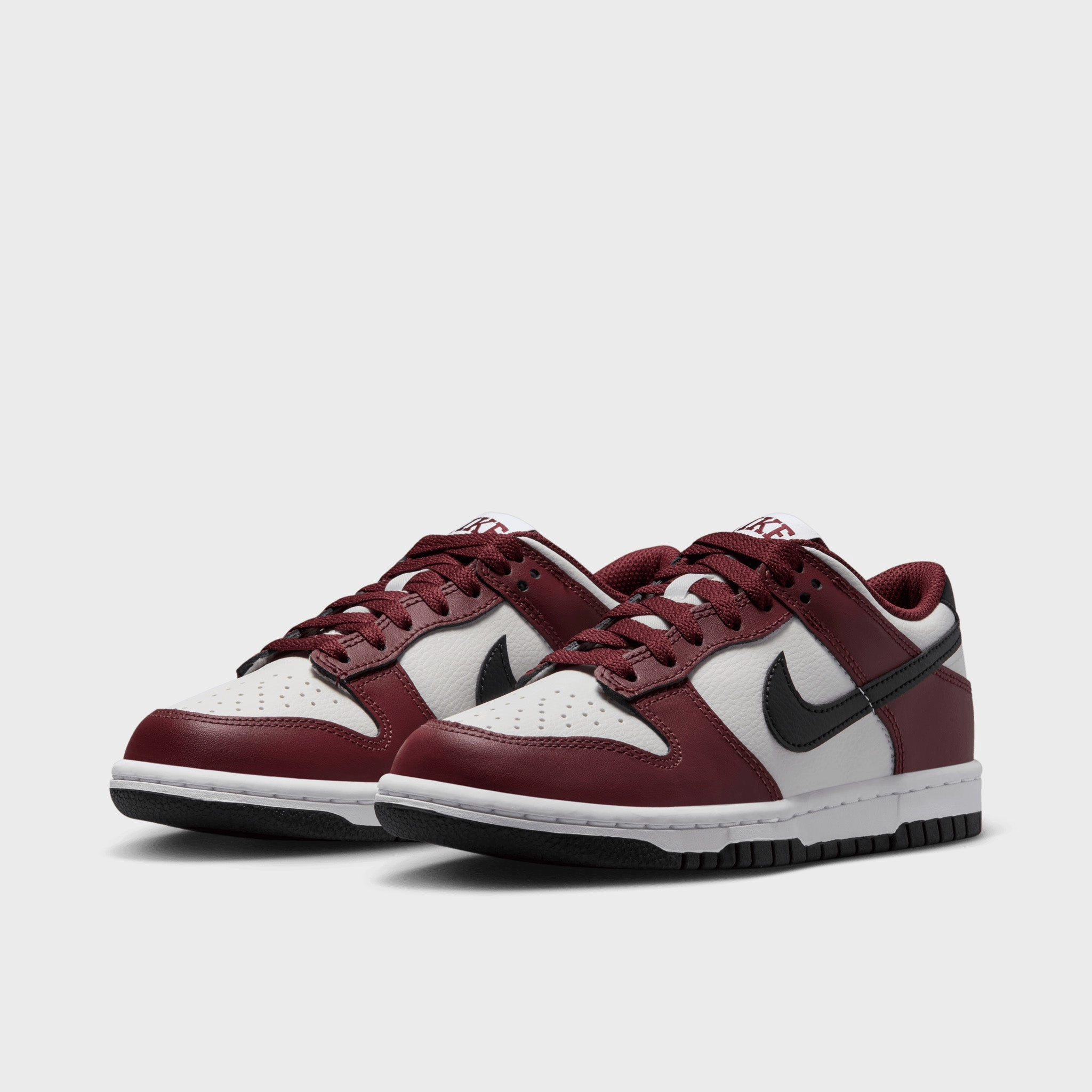 Dynamic Sport Look Nike Dunk Low GS Dark Team Red / Summit White - White