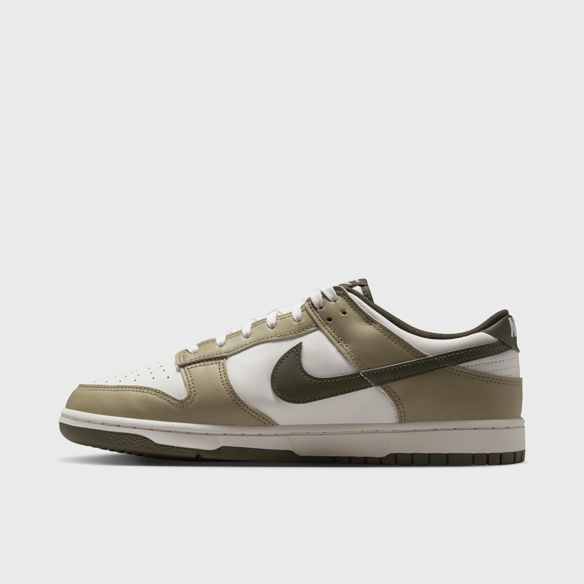 Nike Dunk Low Retro Neutral Olive / Cargo Khaki - Phantom Microfiber Lining Material SoftInnerLining
